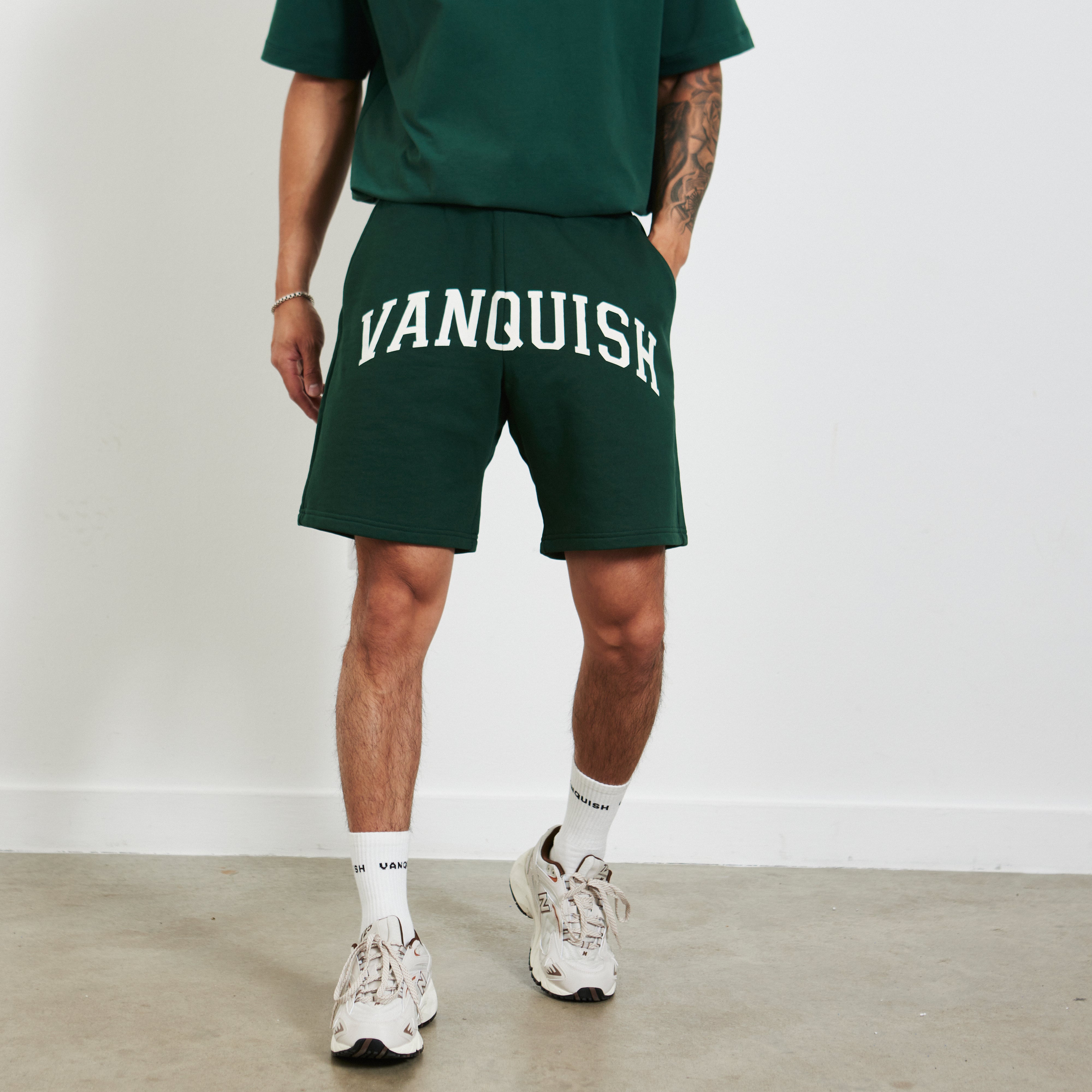 Vanquish Better Than Yesterday Forest Green Relaxed Fit Shorts