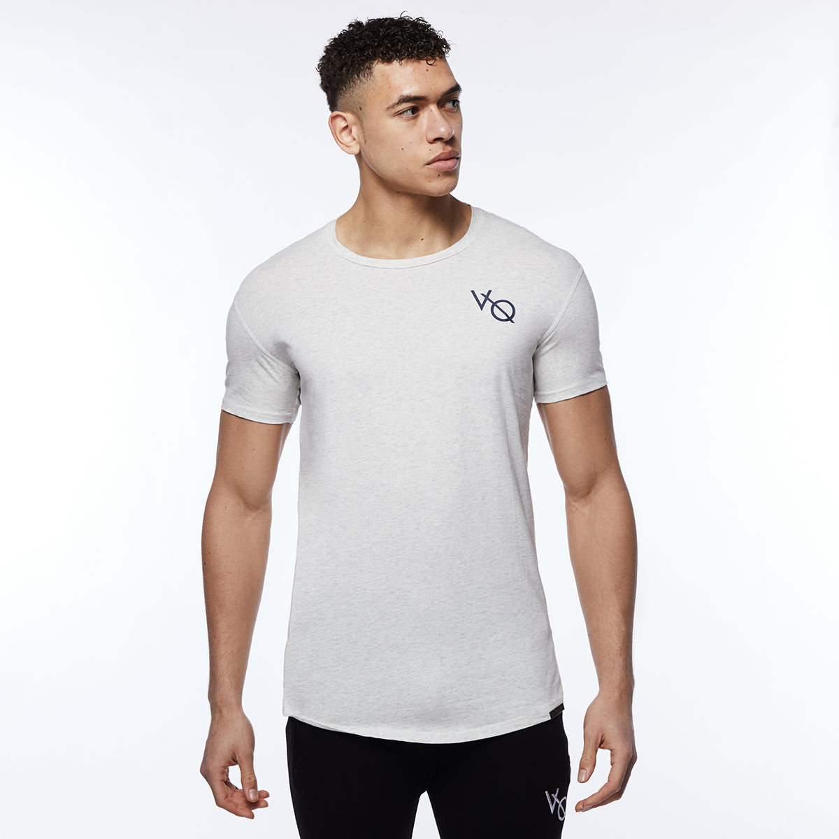 Vanquish Essential SP Navy & White Short Sleeved T-Shirt