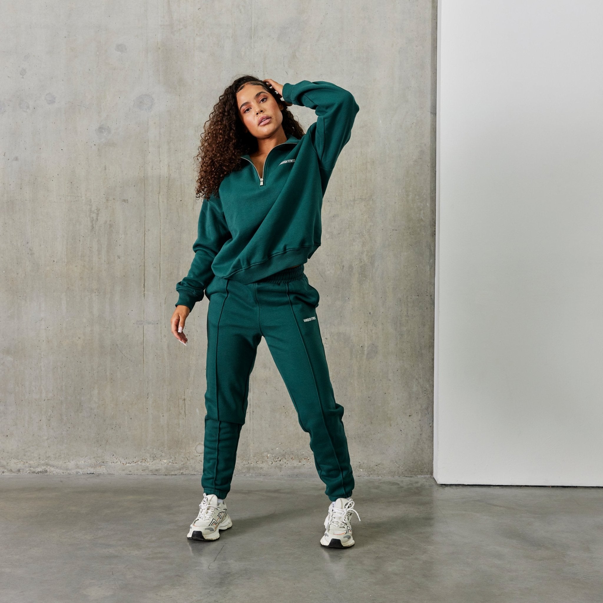 Vanquish Balance Green Pintuck Sweatpants - Vanquish Fitness