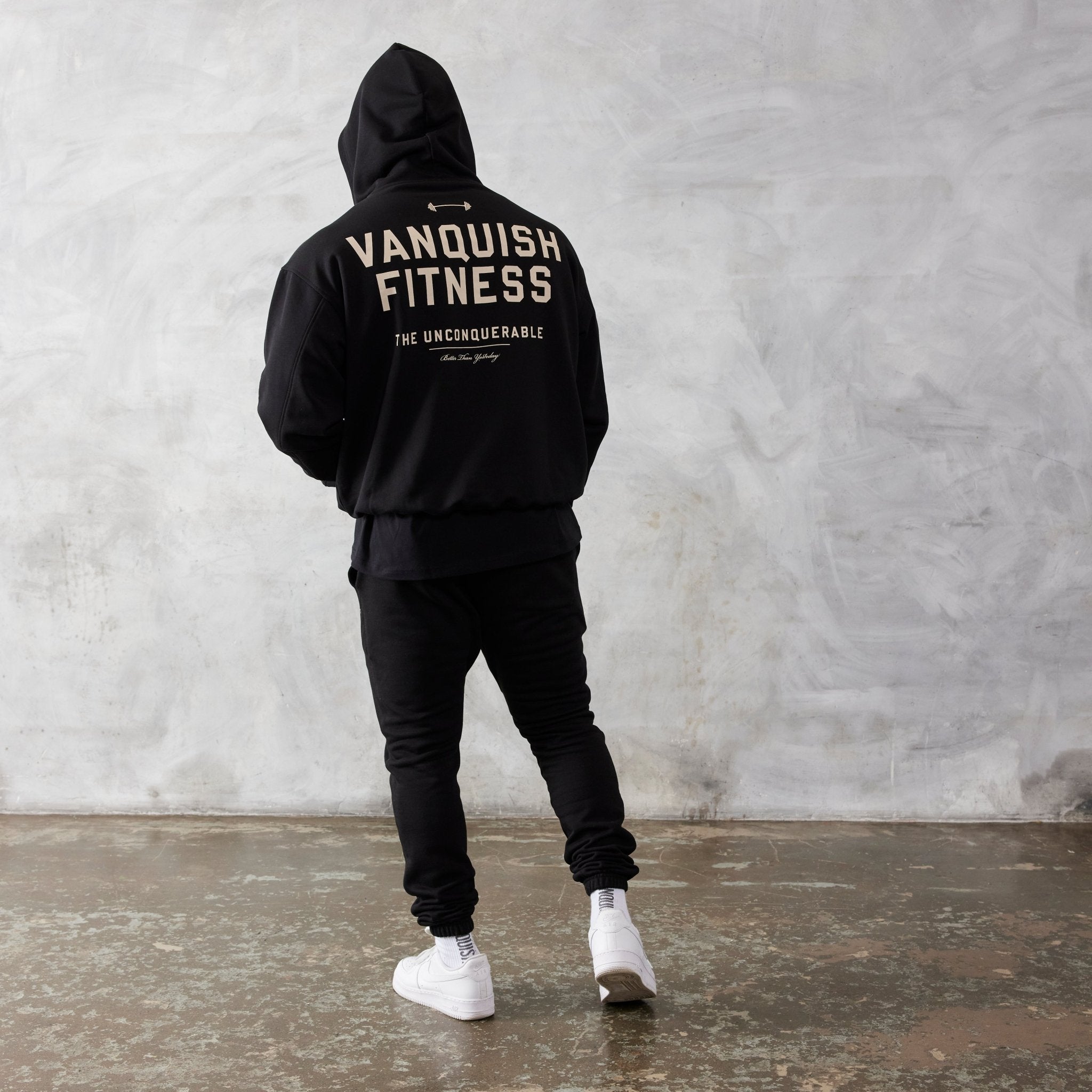 Vanquish Black Unconquerable Oversized Pullover Hoodie - Vanquish Fitness