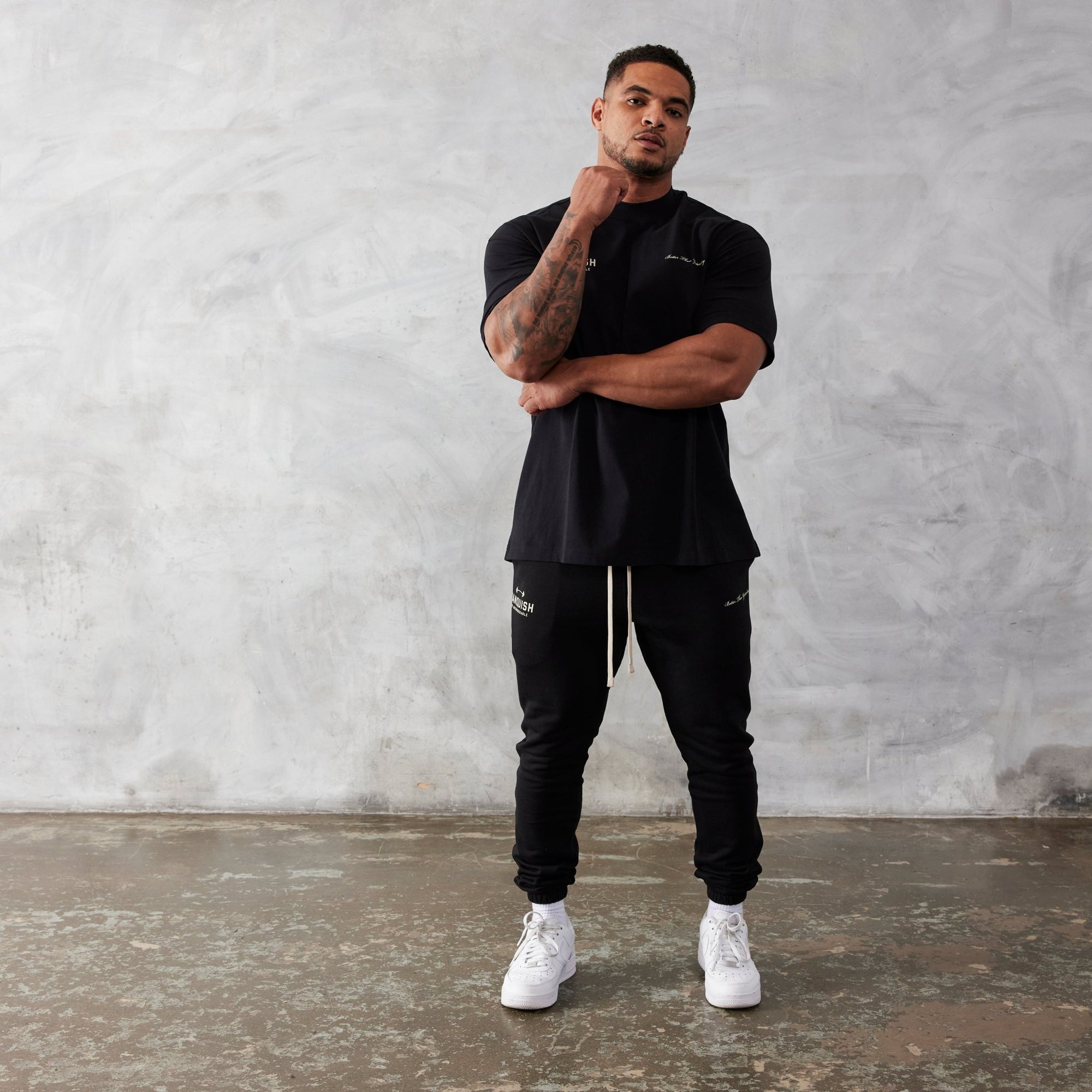 Vanquish Black Unconquerable Oversized T Shirt - Vanquish Fitness
