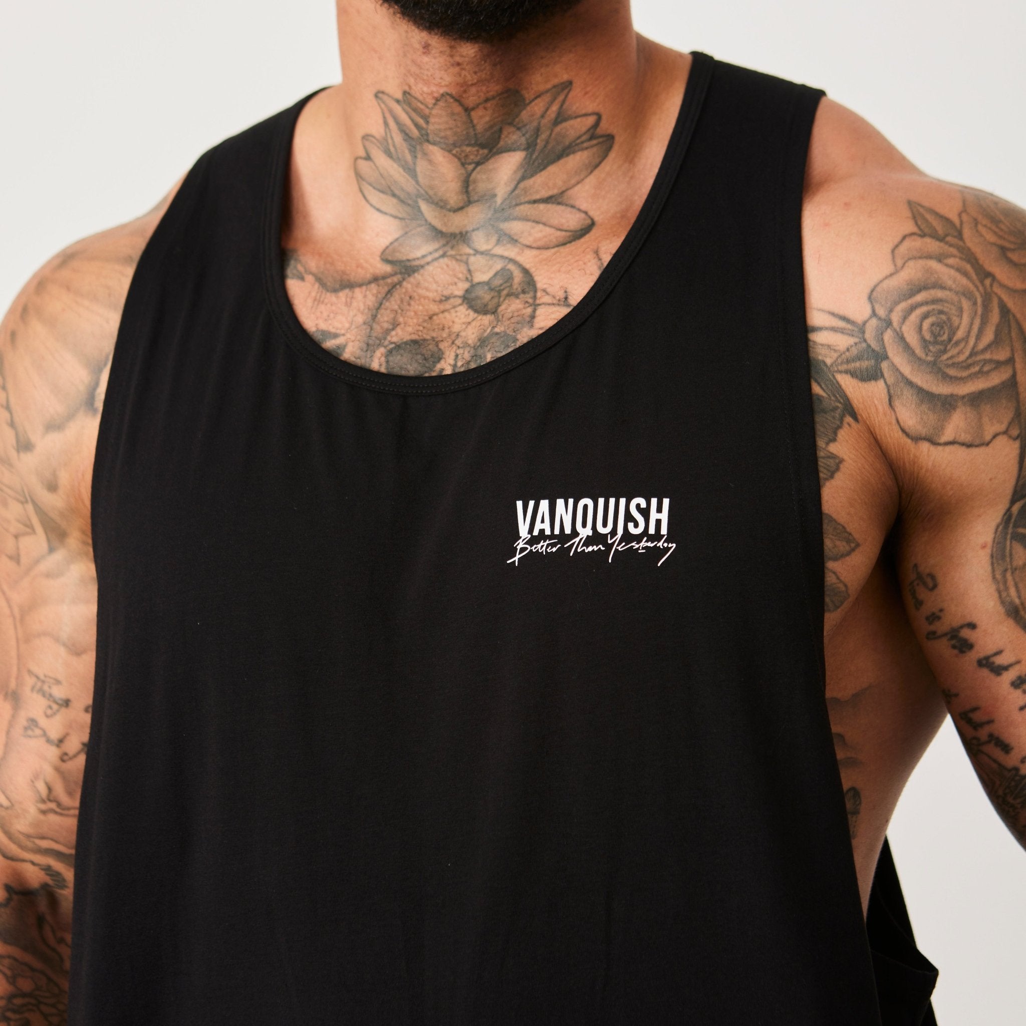 Vanquish BTY Black Loose Fit Tank Top - Vanquish Fitness