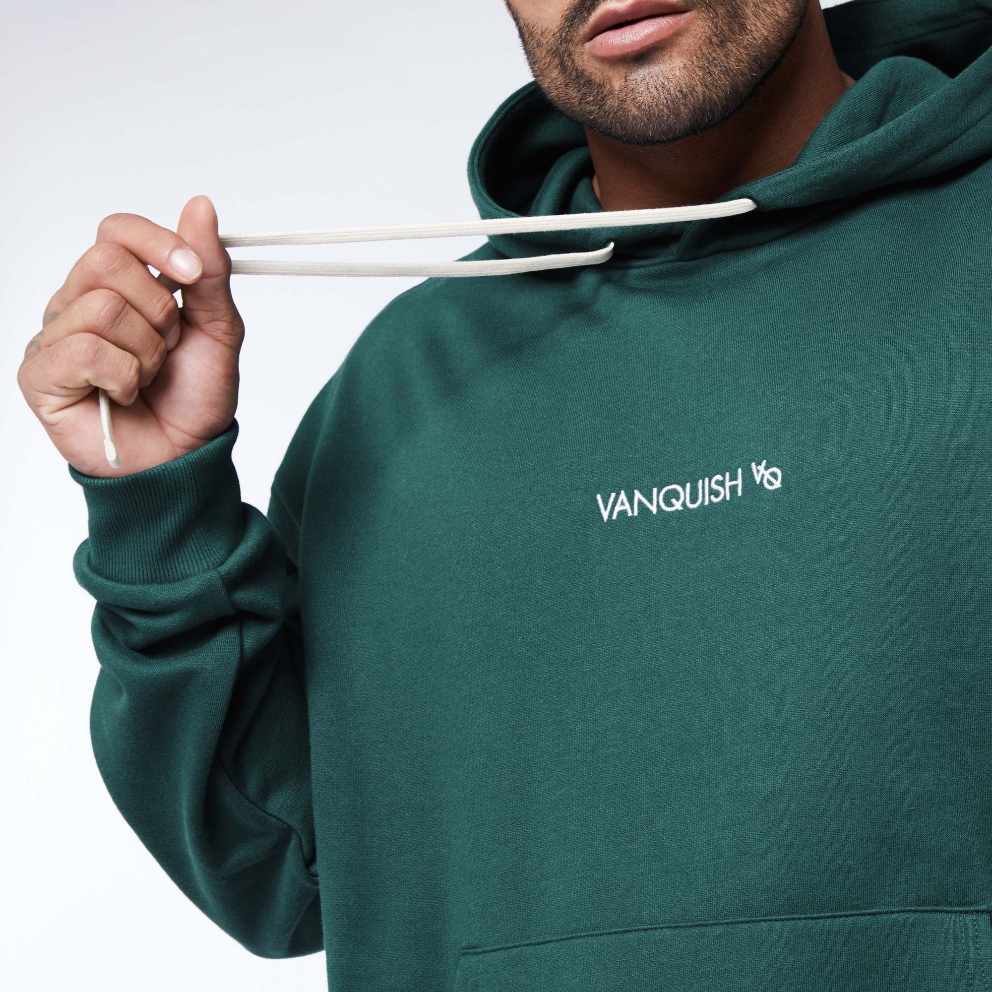 Vanquish Core Forest Green Oversized Hoodie - Vanquish Fitness