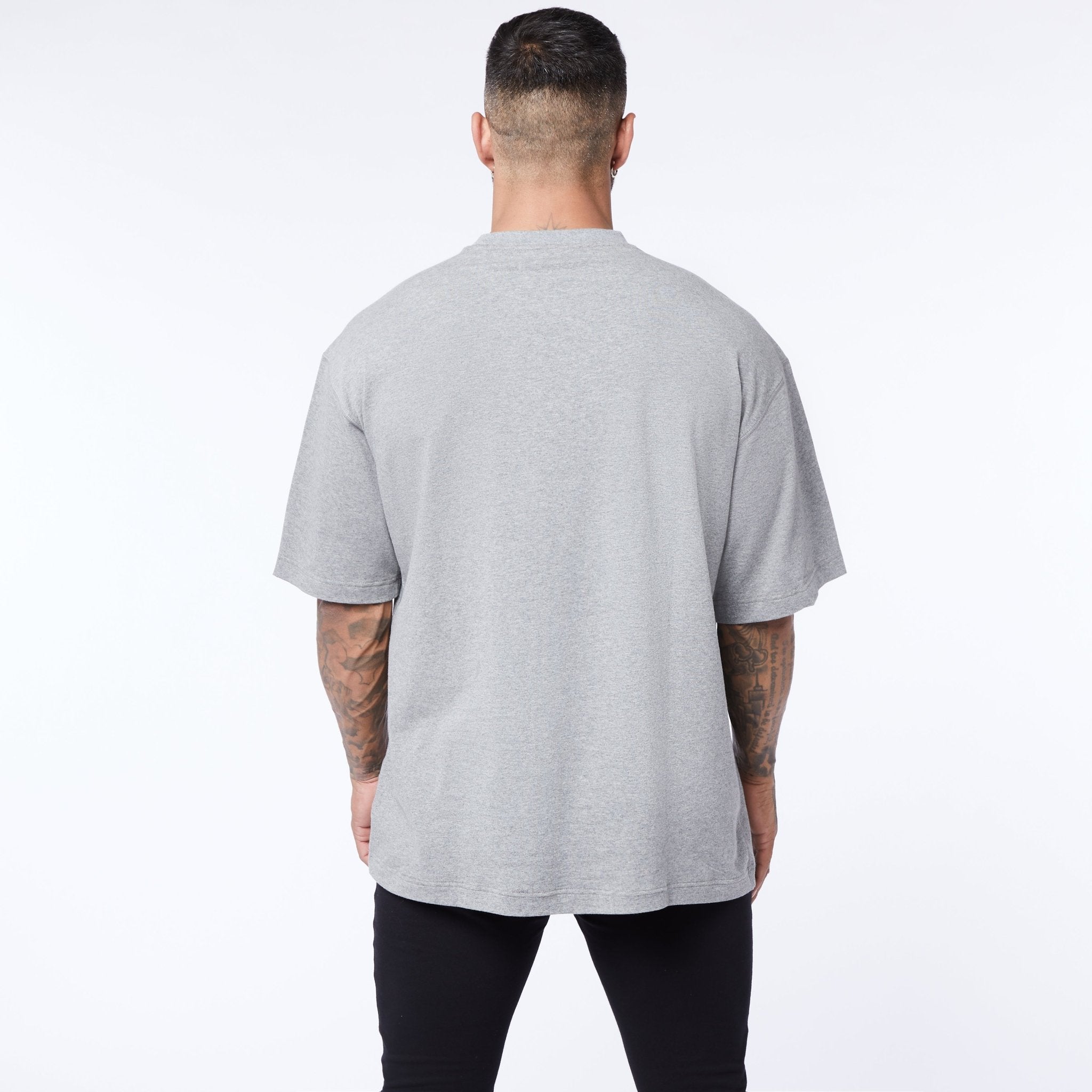 Vanquish Core Grey Oversized T Shirt - Vanquish Fitness