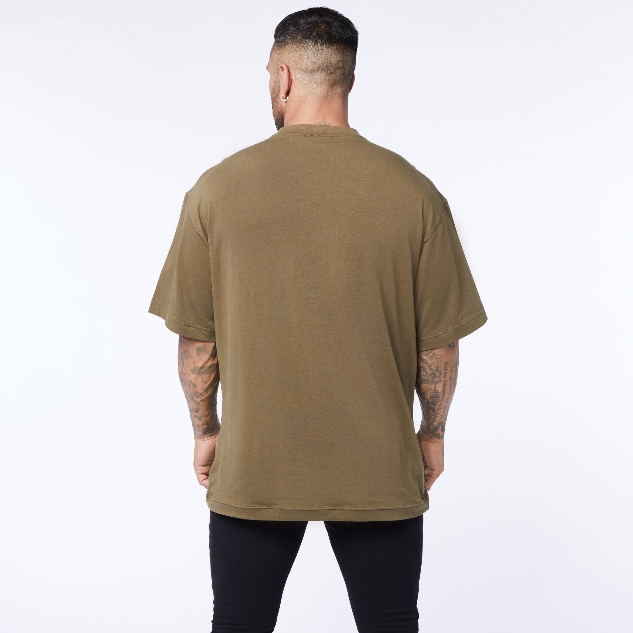 Vanquish Core Olive Oversized T Shirt - Vanquish Fitness