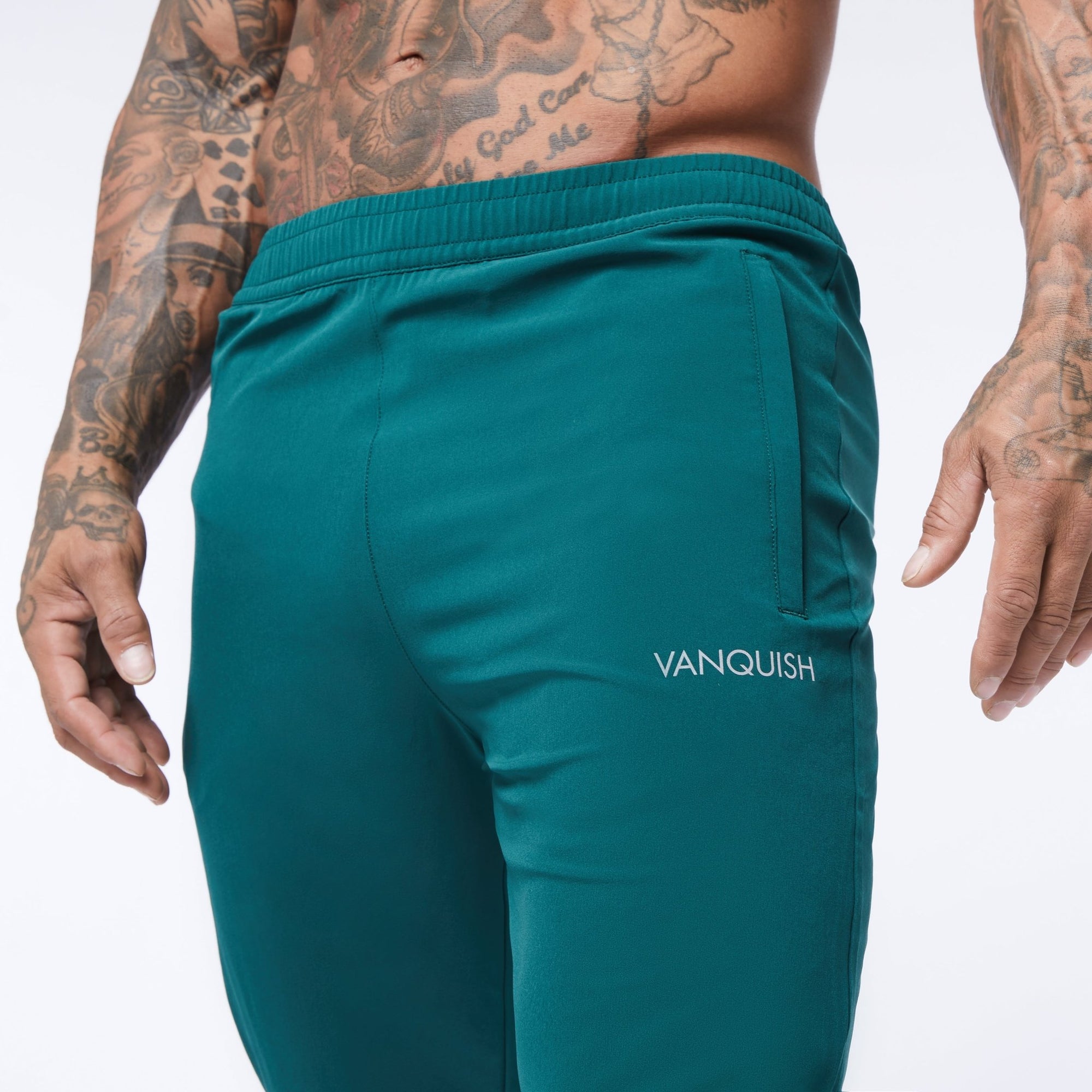 Vanquish Core Performance Forest Green Training Pants - Vanquish Fitness