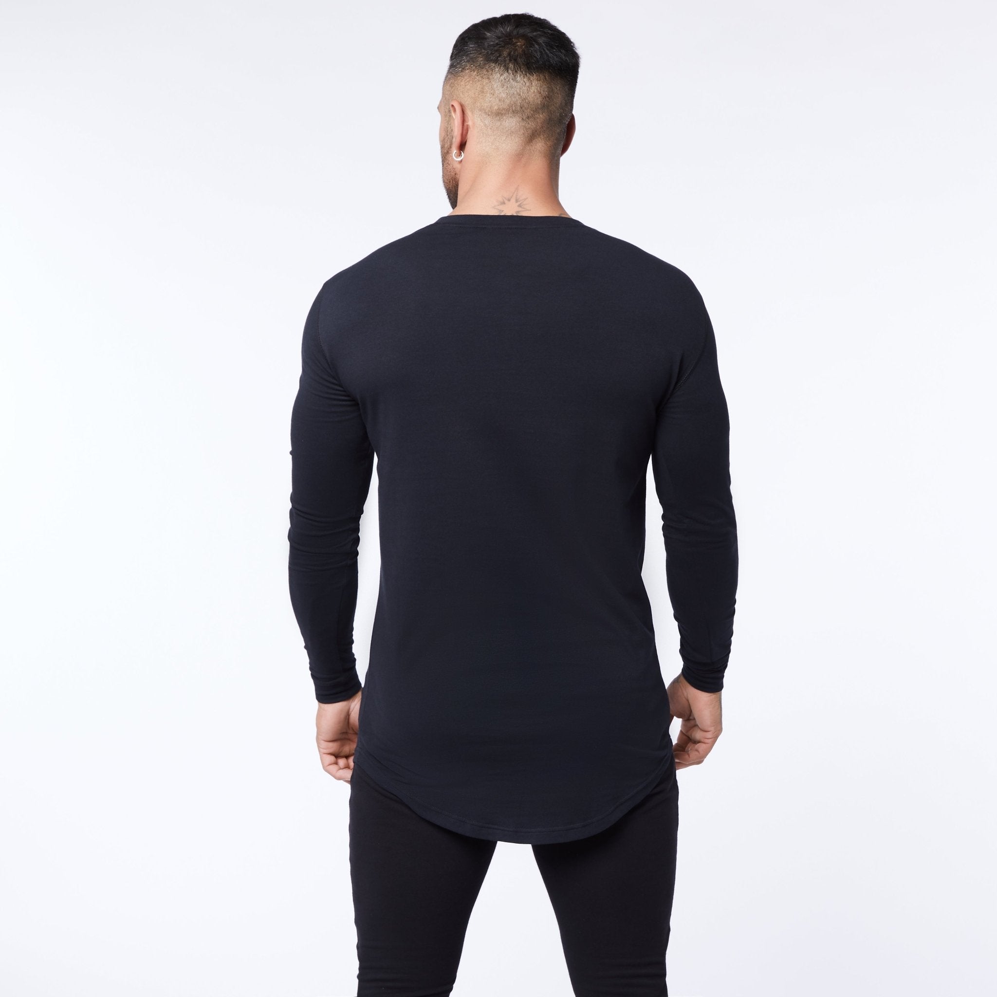 Vanquish Core Red on Black Long Sleeved T Shirt - Vanquish Fitness