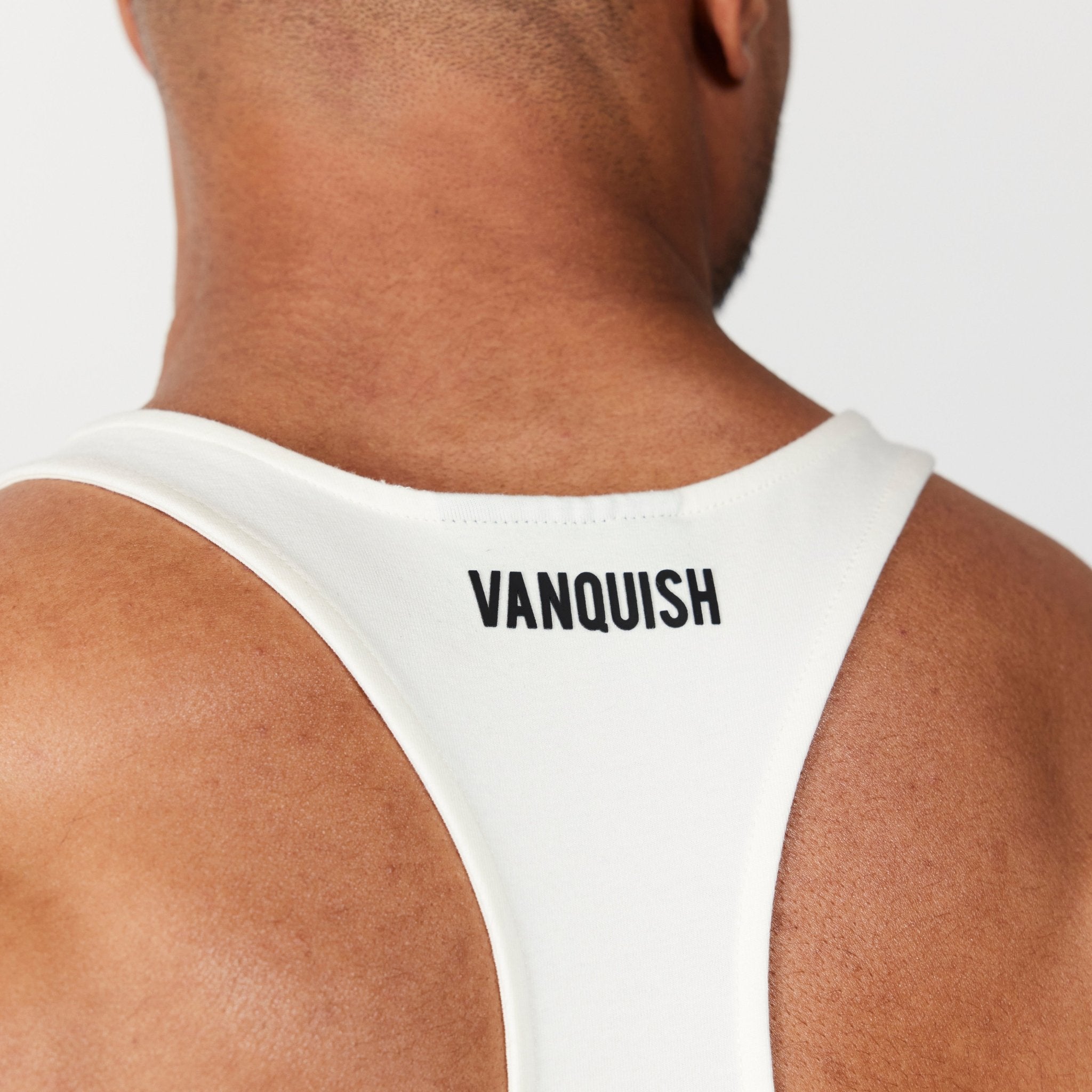 Vanquish DBZ Buu Vintage White Stringer Vest - Vanquish Fitness