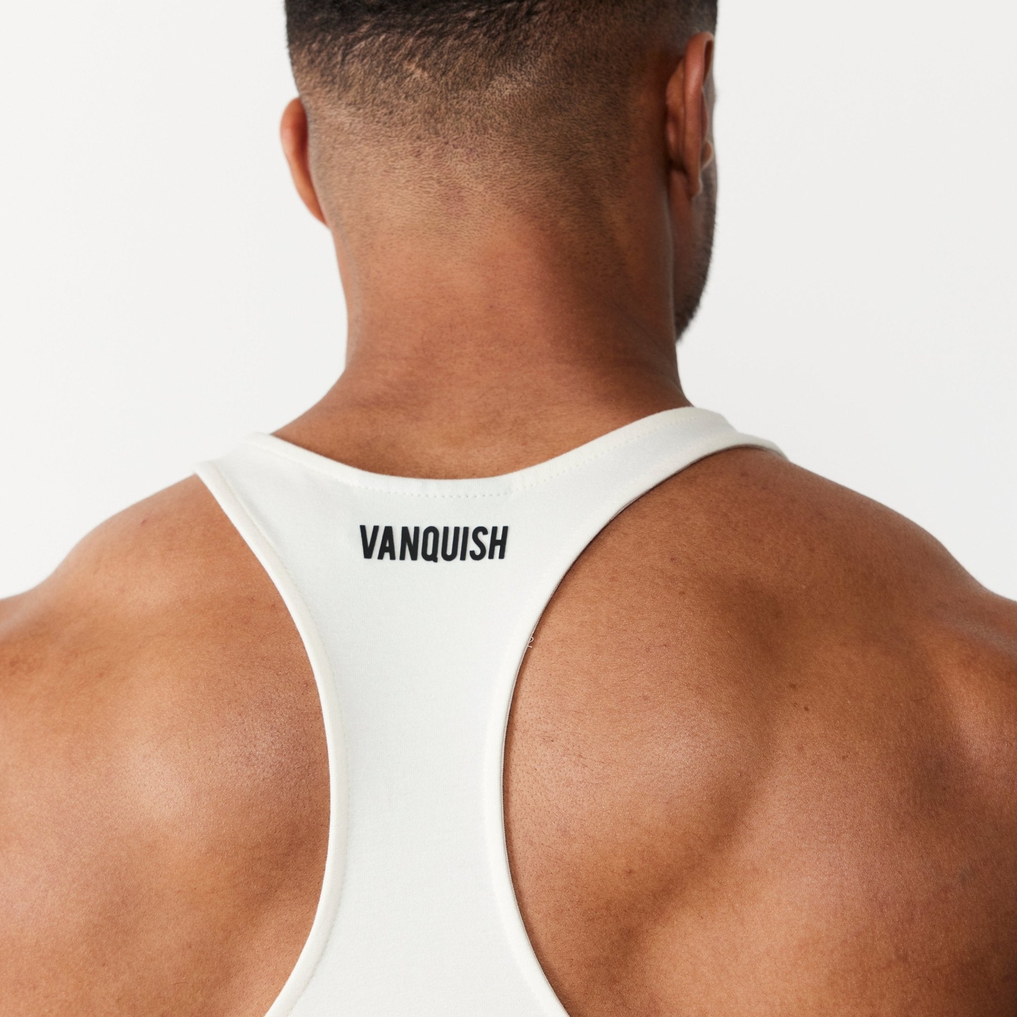 Vanquish DBZ Vegito Vintage White Stringer Vest - Vanquish Fitness