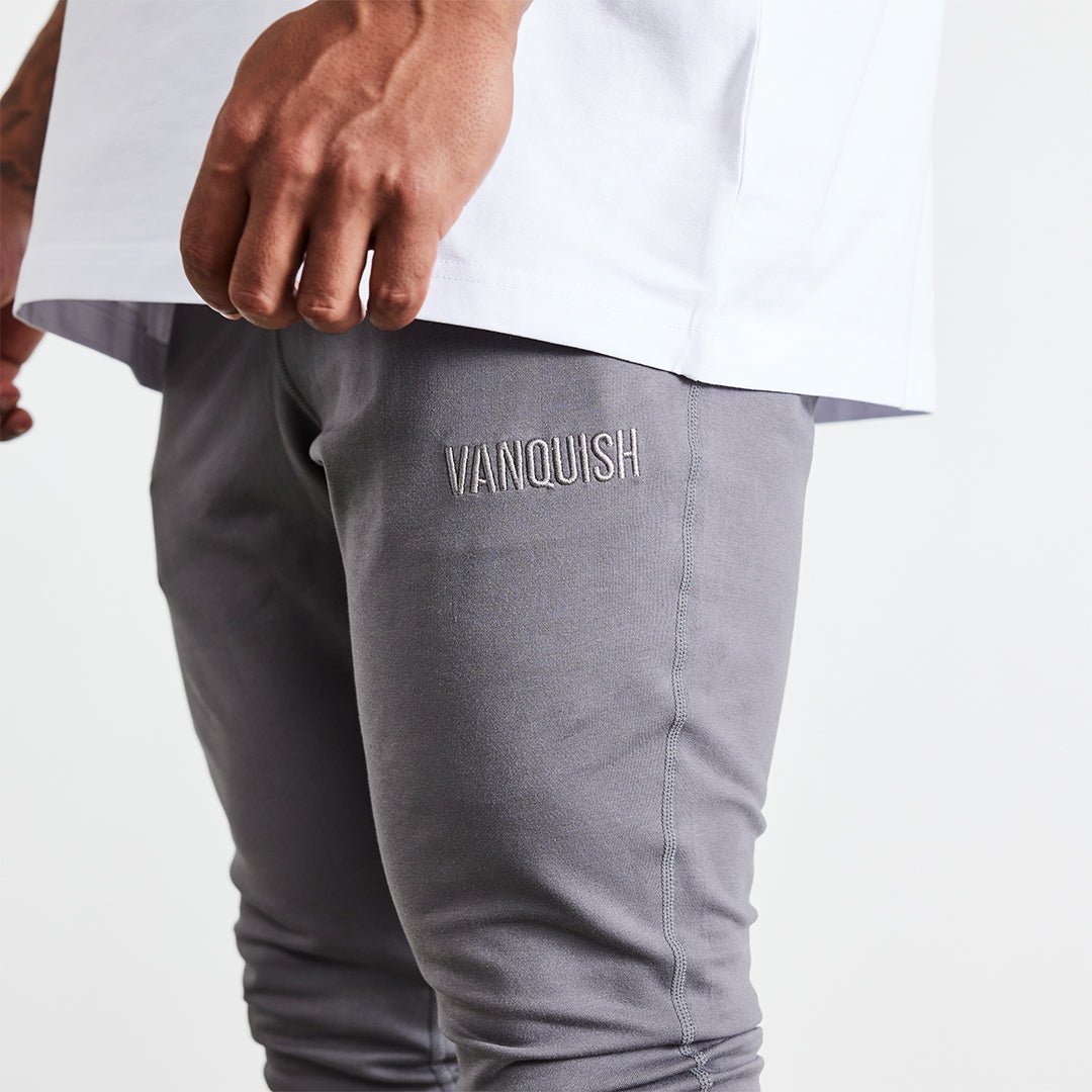 Vanquish Eclipse V2 Grey Tapered Sweatpants - Vanquish Fitness