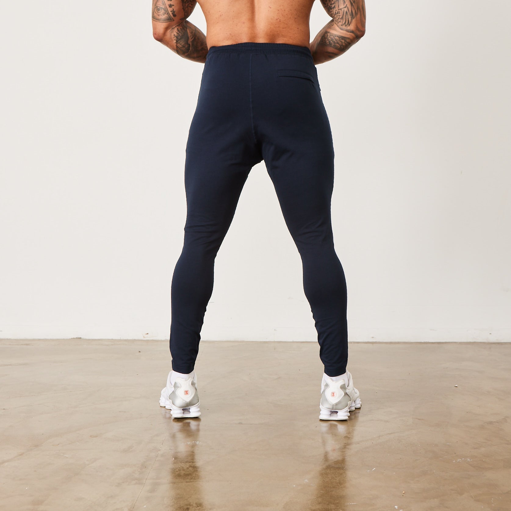 Vanquish Eclipse V2 Navy Blue Tapered Sweatpants - Vanquish Fitness