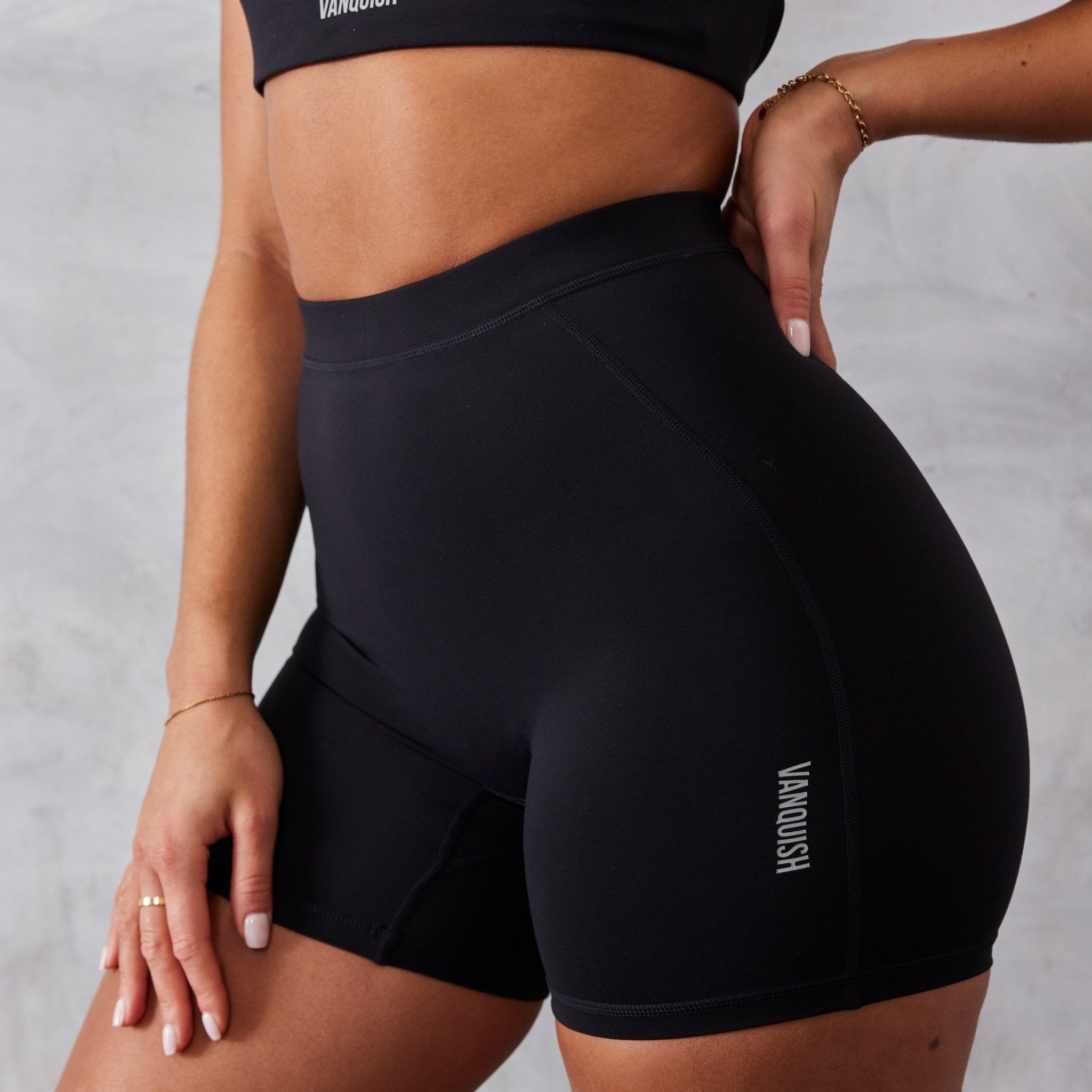 Vanquish Enhance Black Shorts - Vanquish Fitness