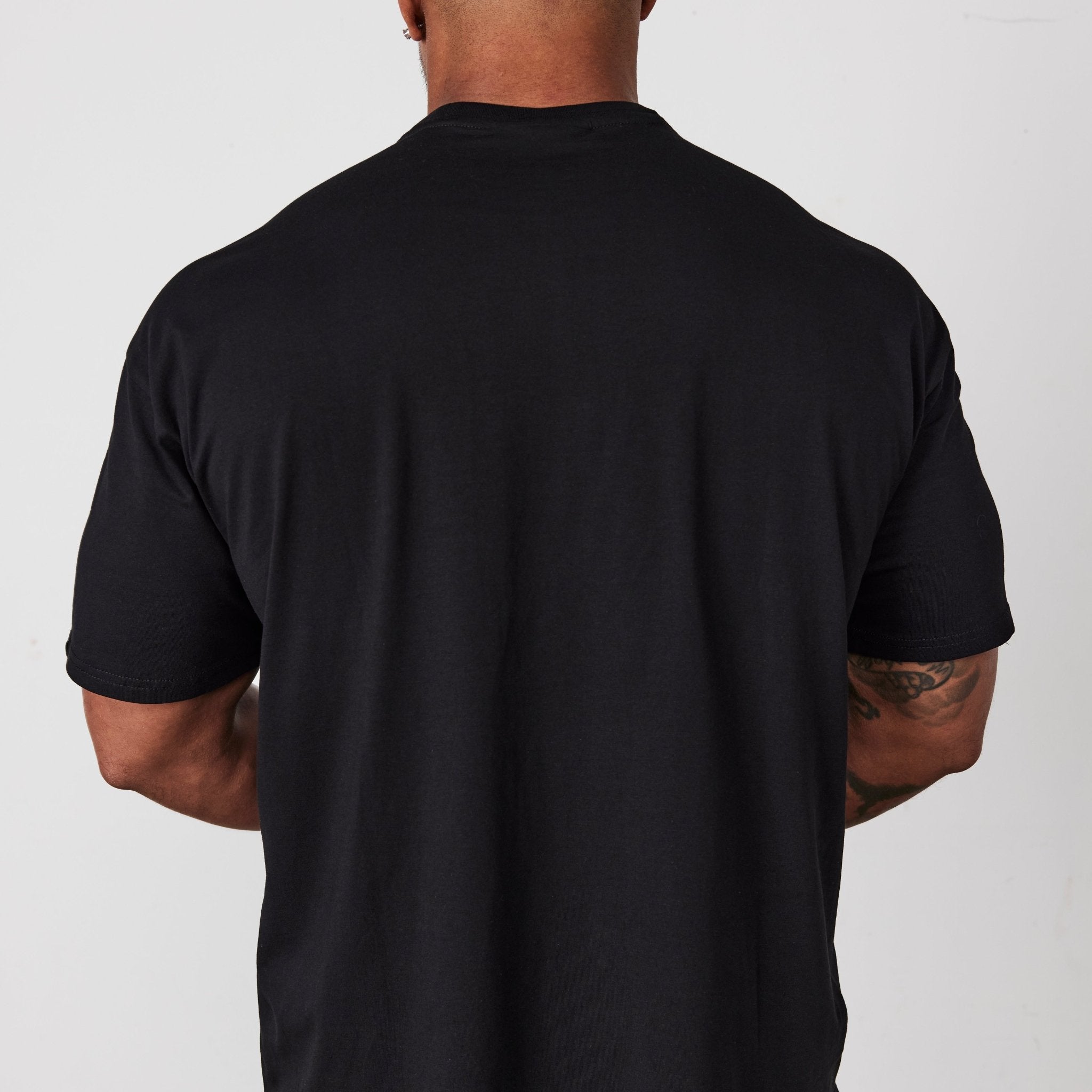Vanquish Essential Black Oversized T Shirt - Vanquish Fitness