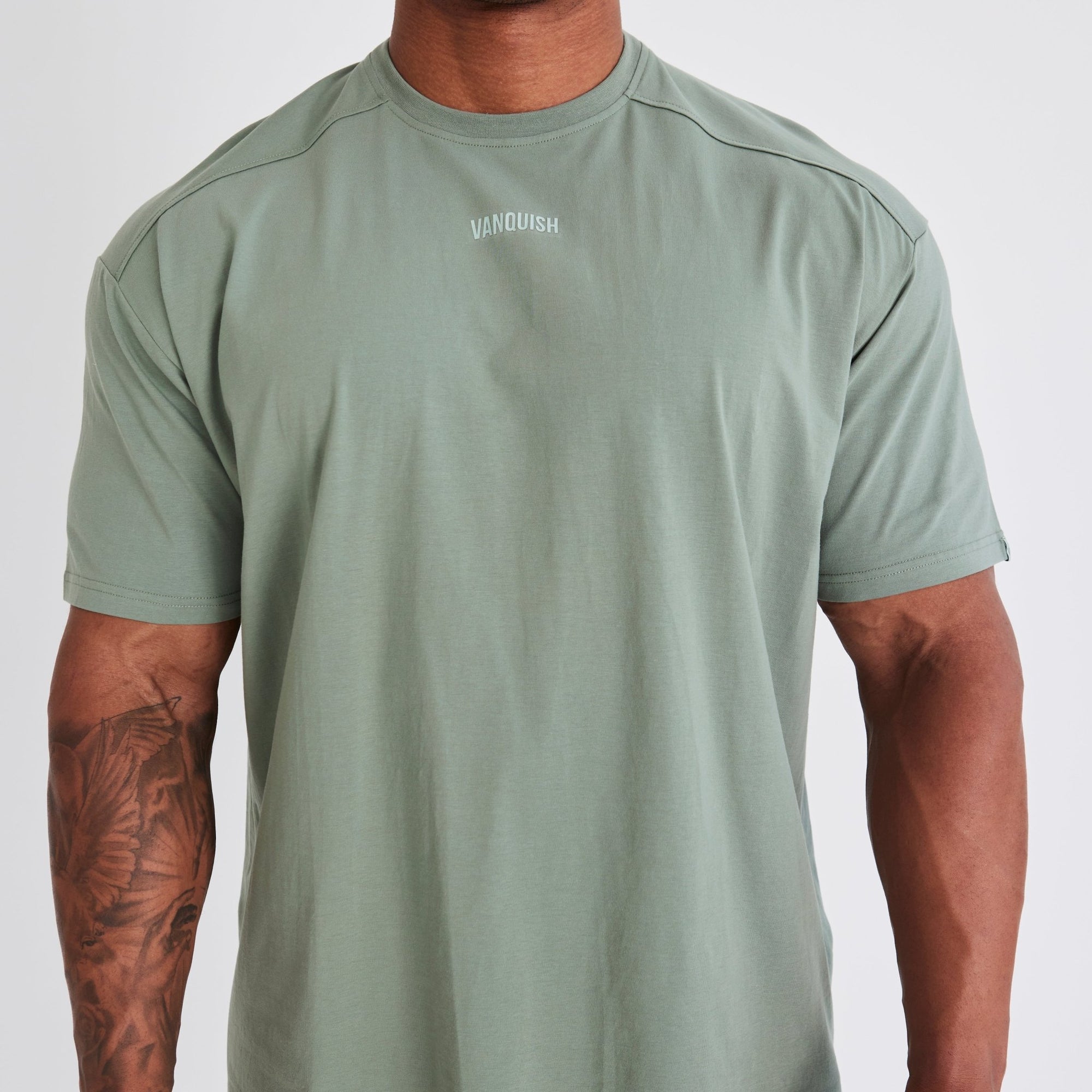 Vanquish Essential Green Oversized T Shirt - Vanquish Fitness