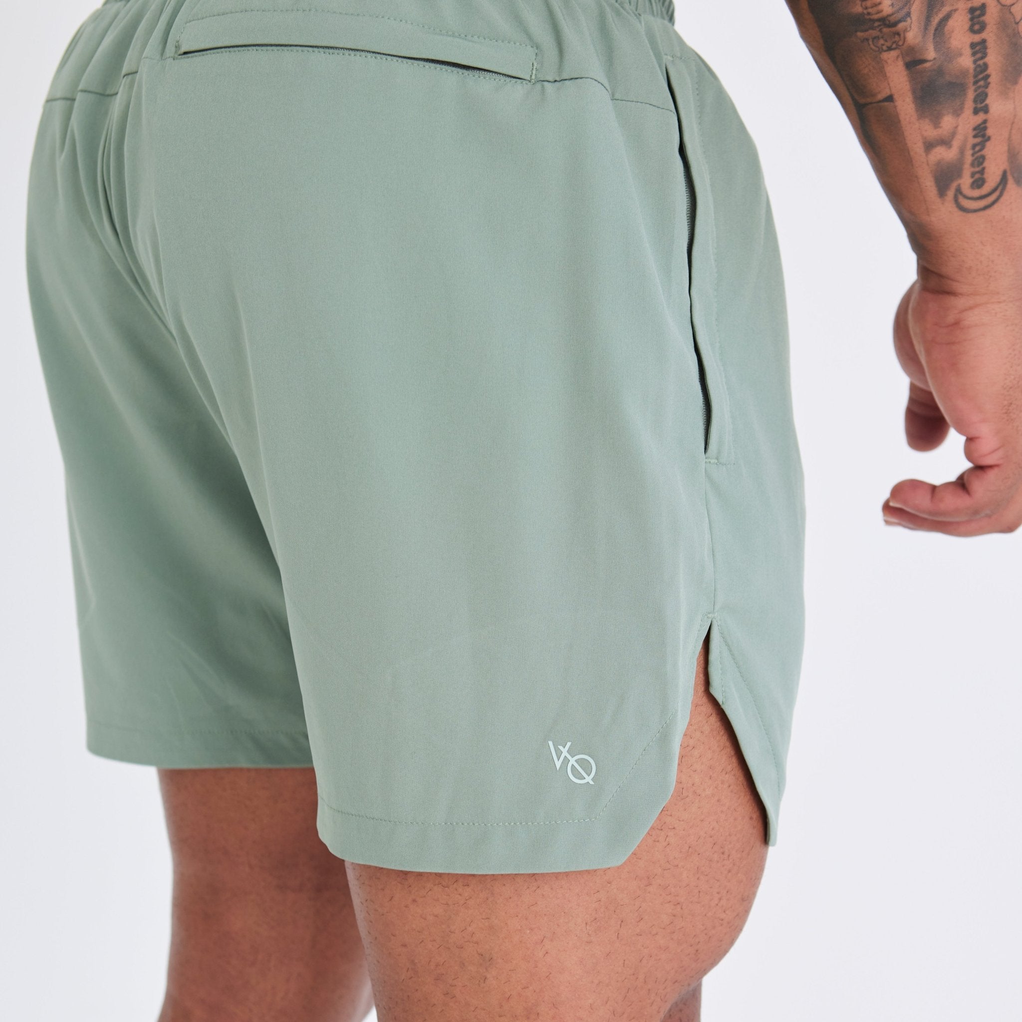 Vanquish Essential Green Performance 4" Shorts - Vanquish Fitness