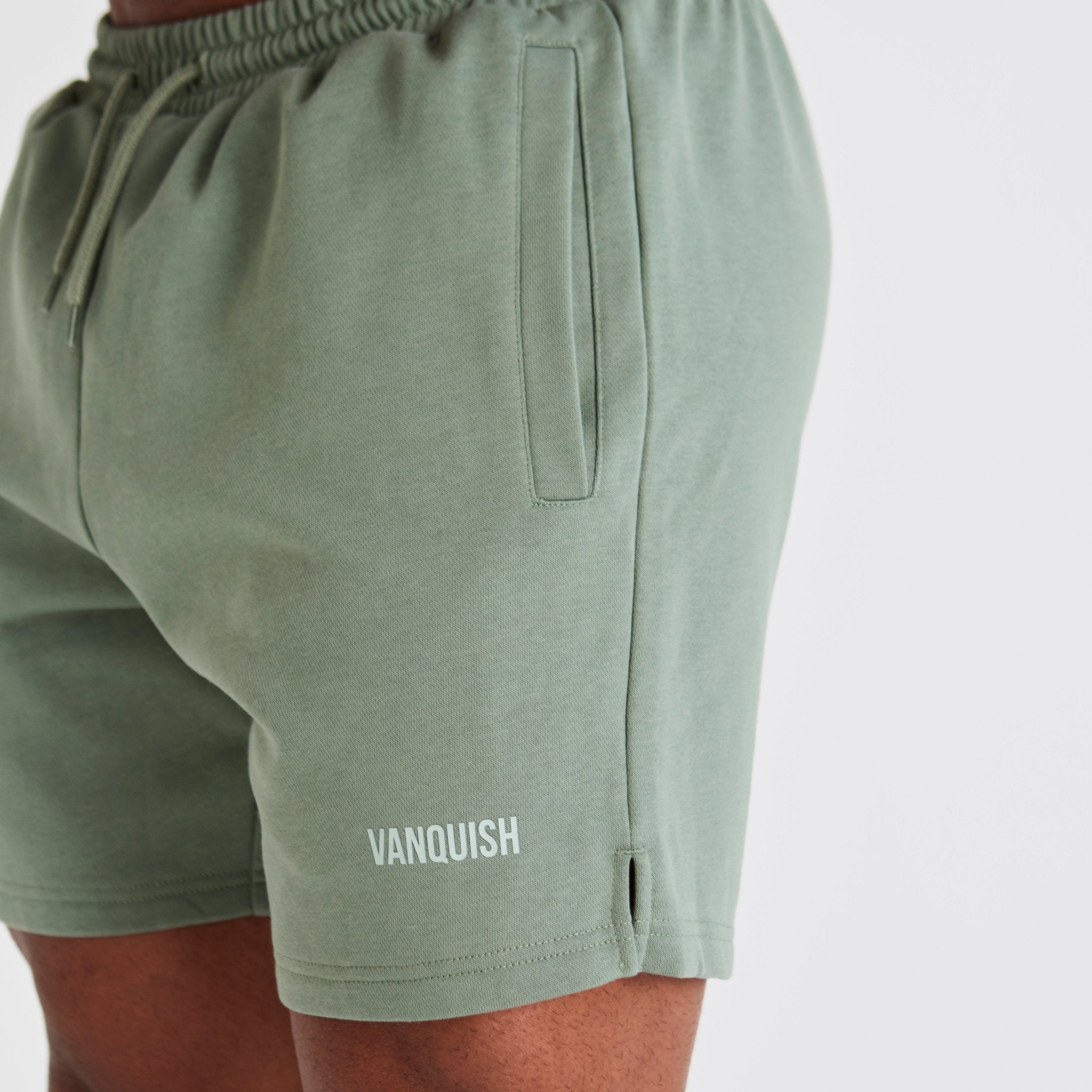 Vanquish Essential Green Regular Fit Shorts - Vanquish Fitness