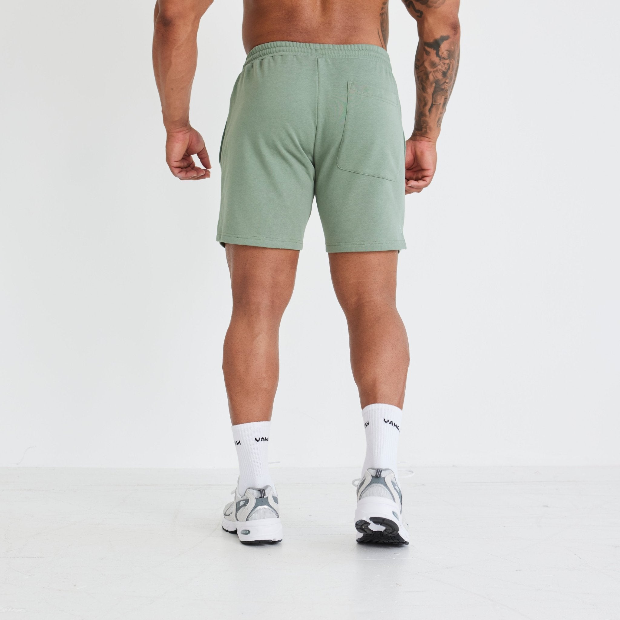 Vanquish Essential Green Regular Fit Shorts - Vanquish Fitness