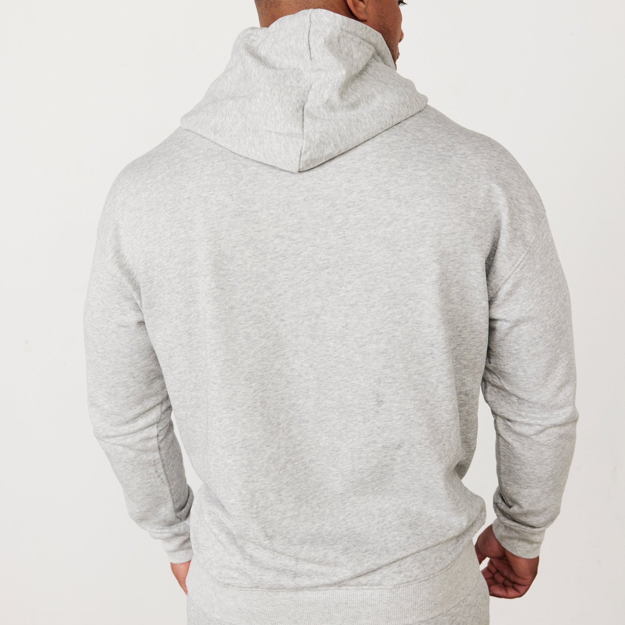 Vanquish Essential Grey Oversized Pullover Hoodie - Vanquish Fitness