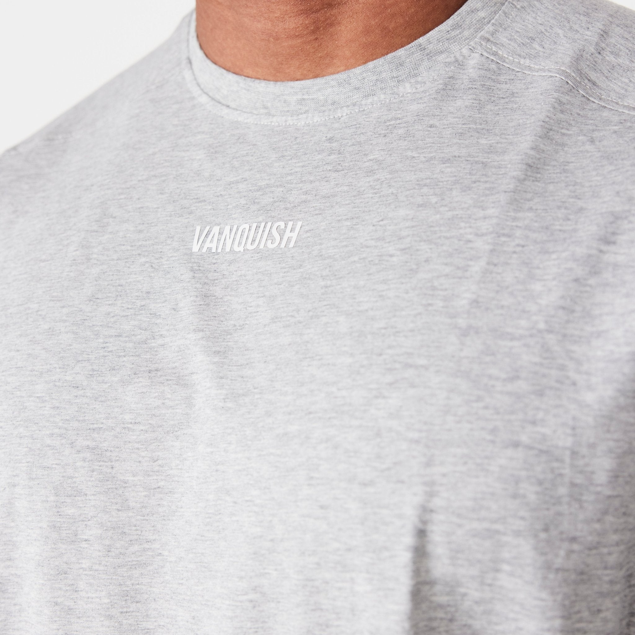 Vanquish Essential Grey Oversized T Shirt - Vanquish Fitness