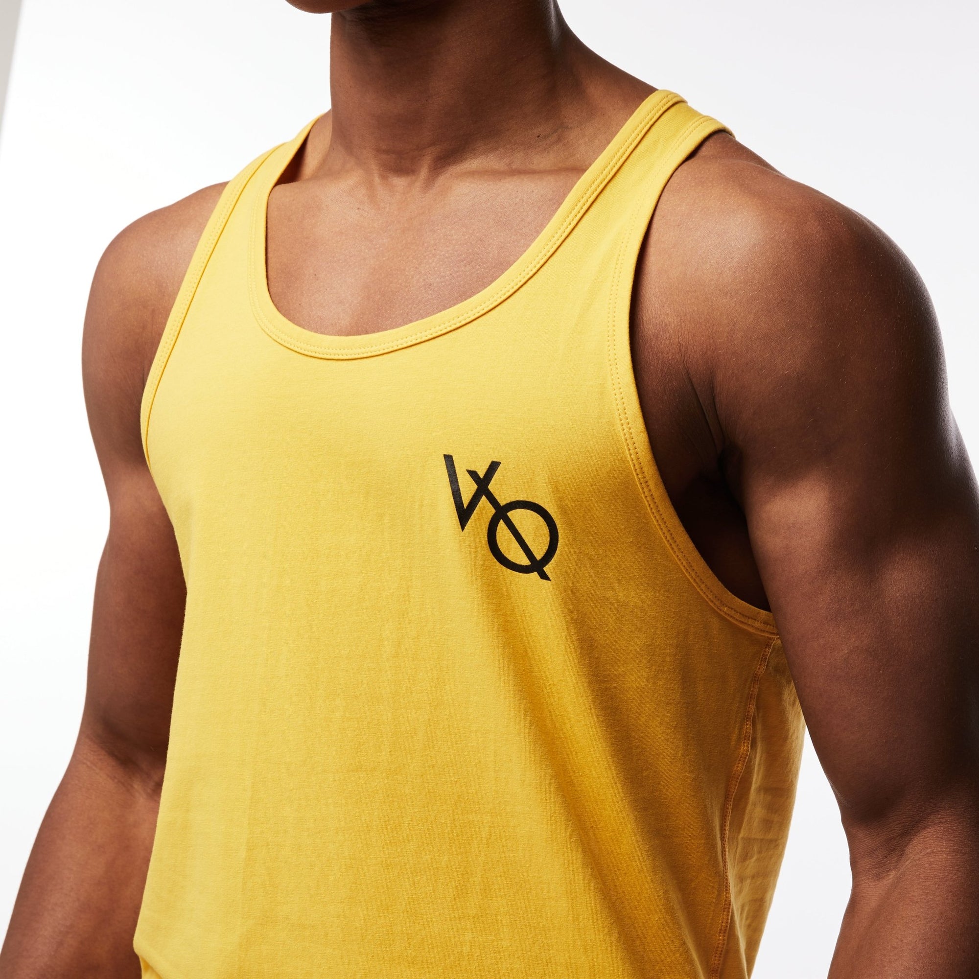 Vanquish Essential SP Yellow Longline Tank - Vanquish Fitness