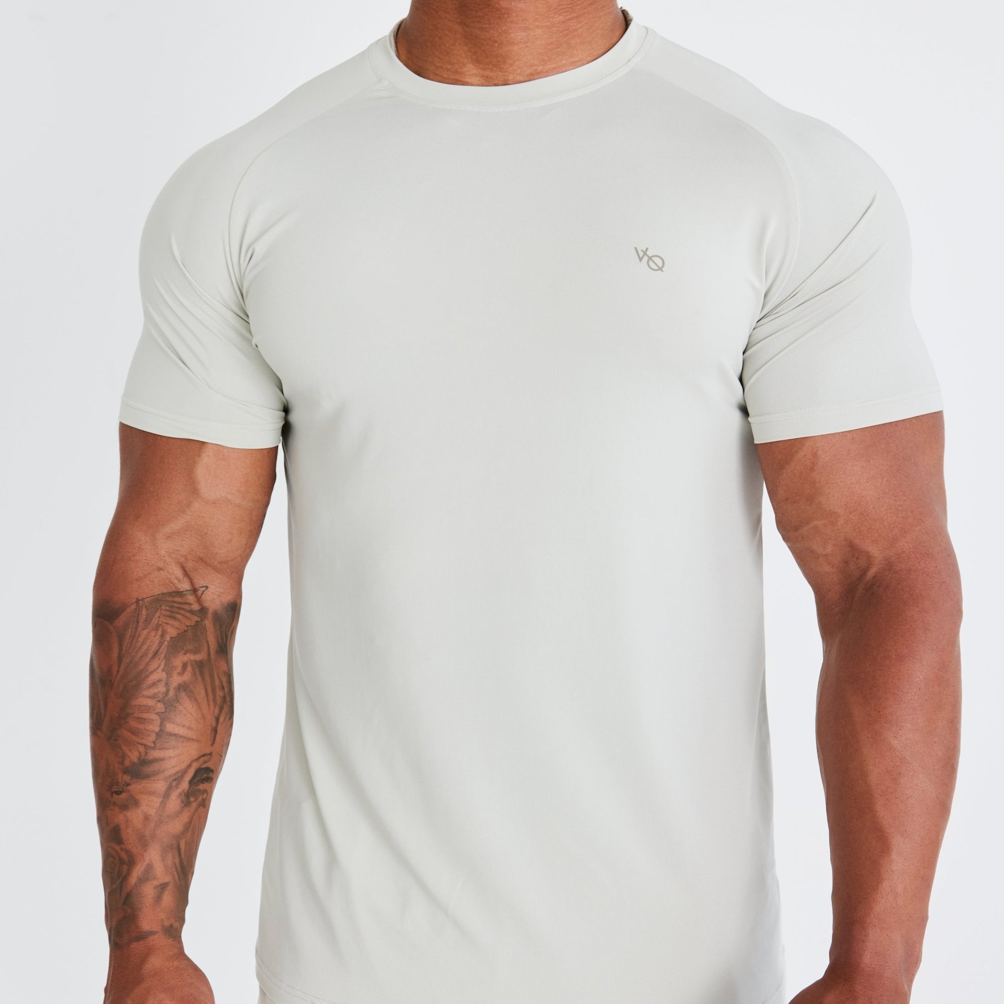 Vanquish Essential Stone Performance Short Sleeve T Shirt - Vanquish Fitness