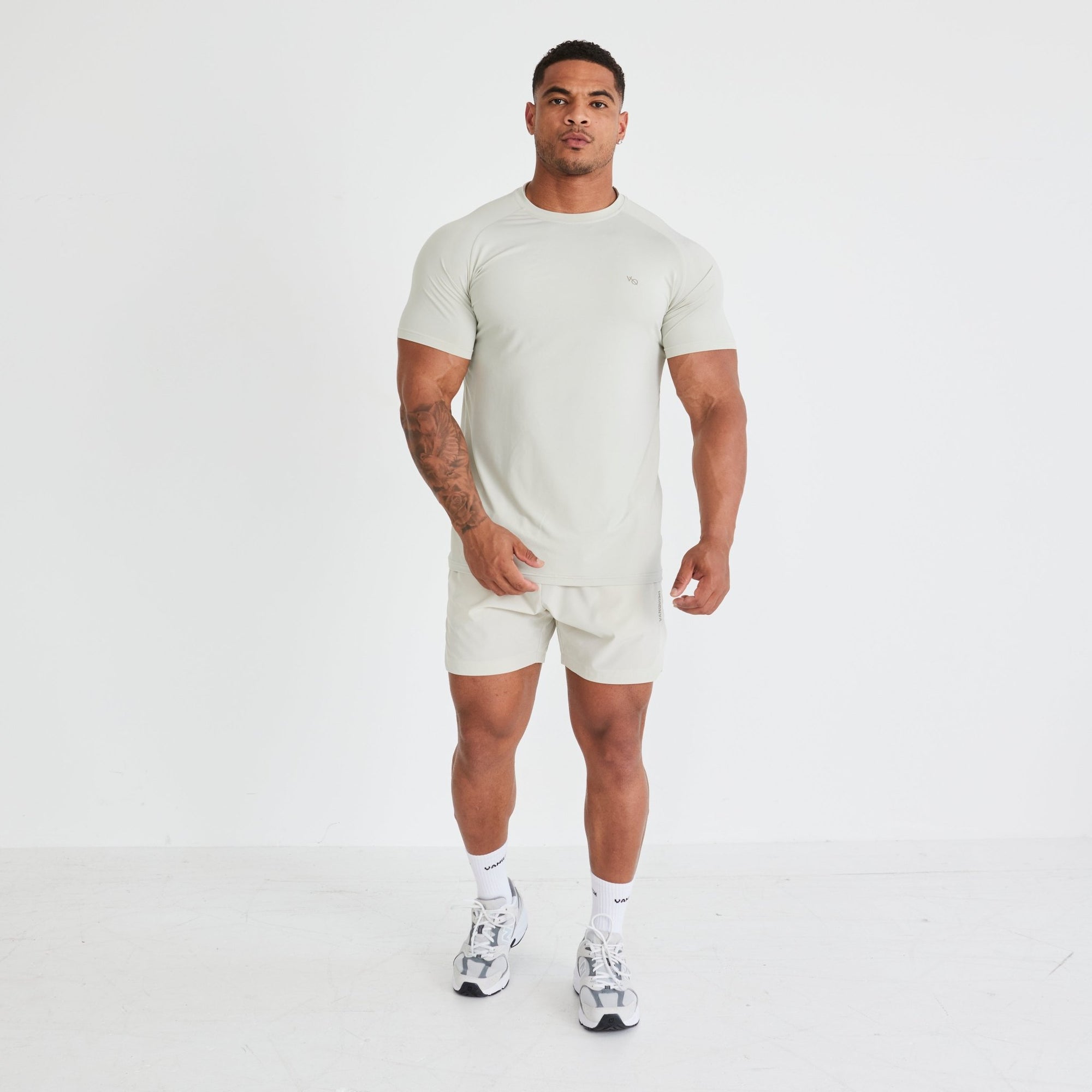Vanquish Essential Stone Performance Short Sleeve T Shirt - Vanquish Fitness