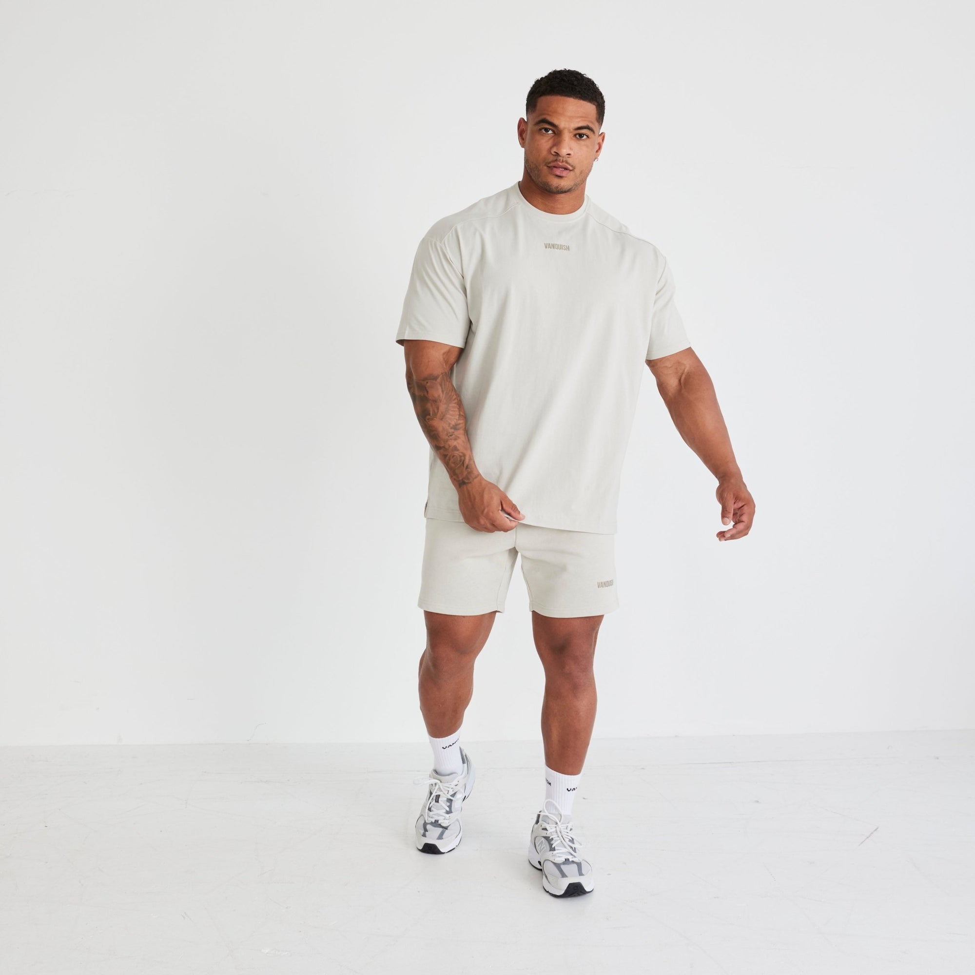 Vanquish Essential Stone Regular Fit Shorts - Vanquish Fitness