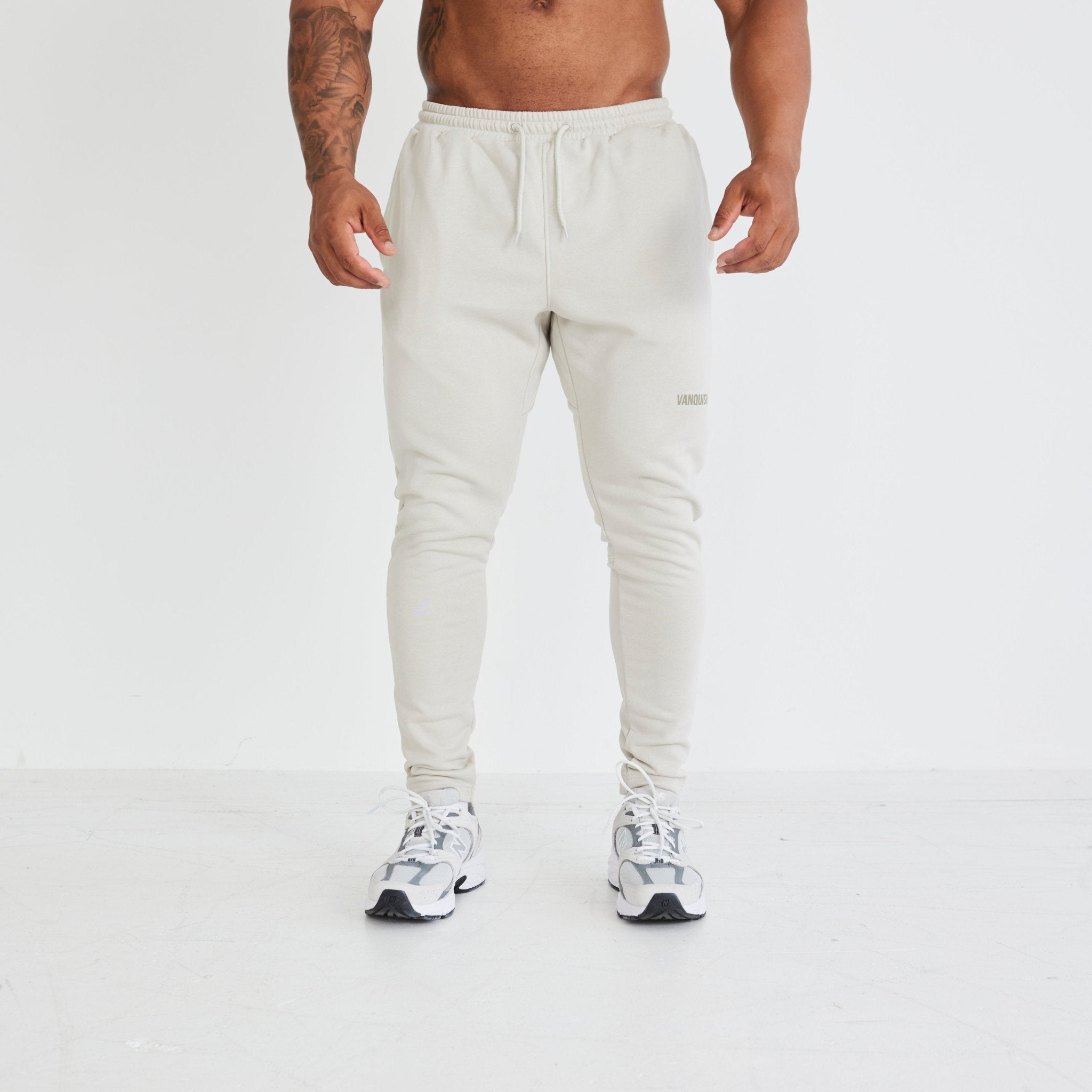 Vanquish Essential Stone Tapered Fit Sweatpants - Vanquish Fitness