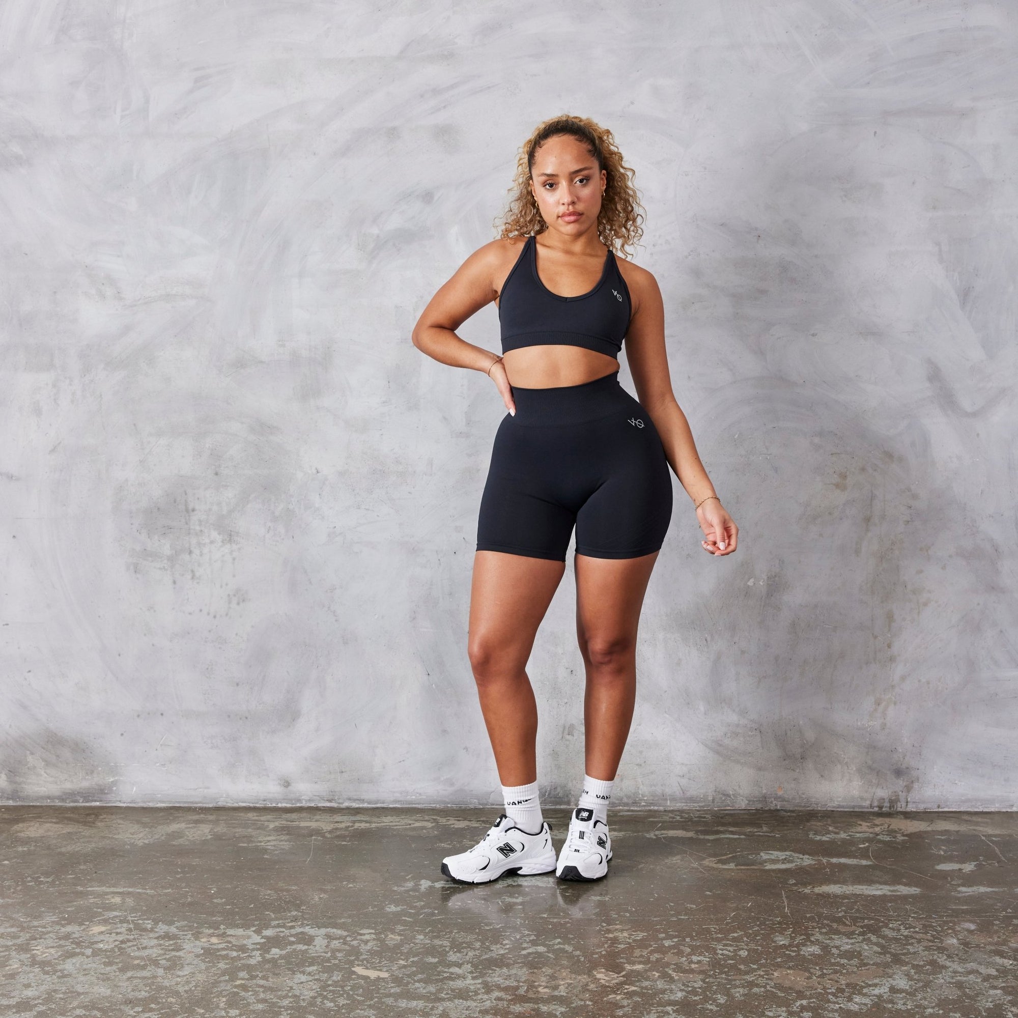 Vanquish Neutral V2 Seamless Black Shorts - Vanquish Fitness