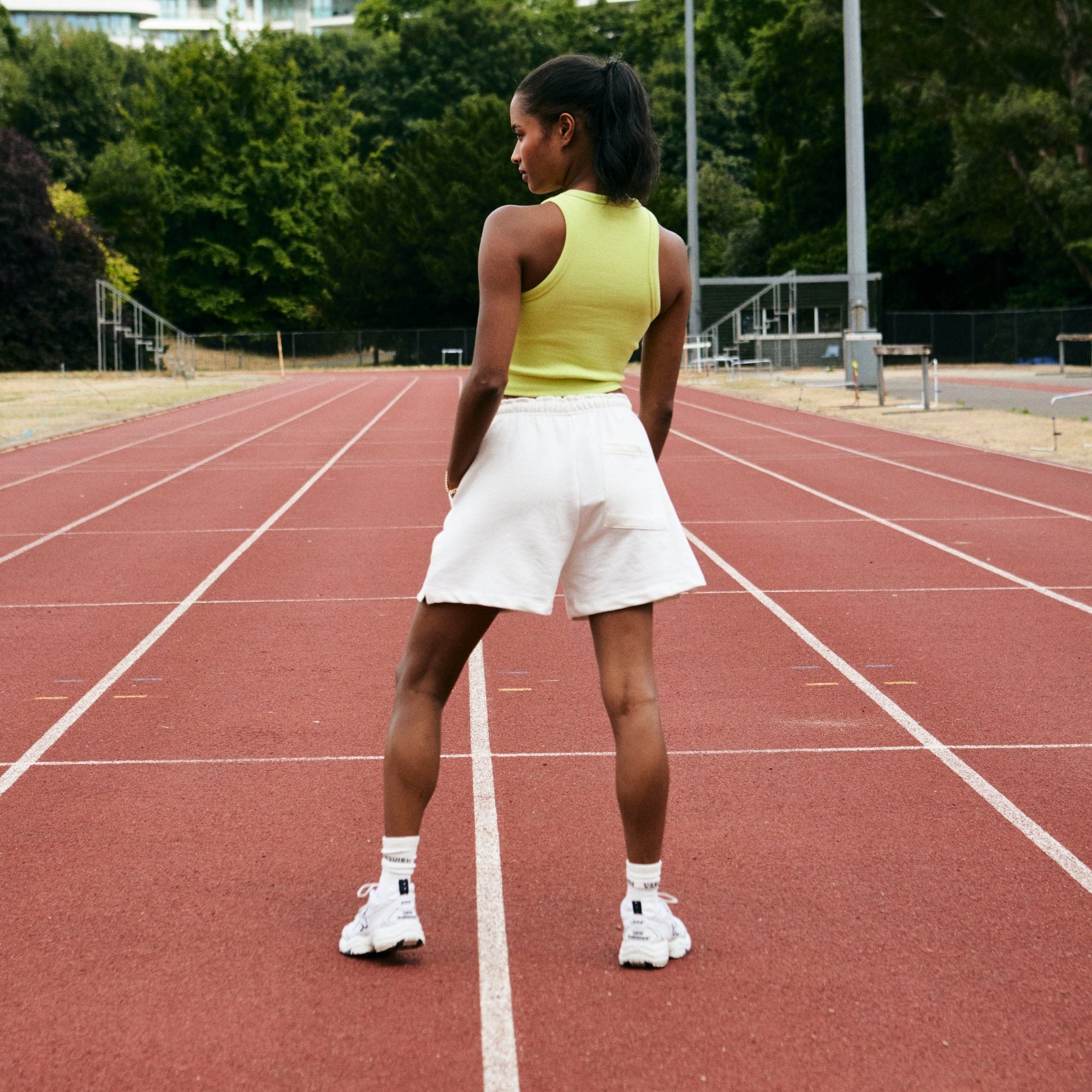 Vanquish Sport Lime Green Ribbed Racer Vest - Vanquish Fitness