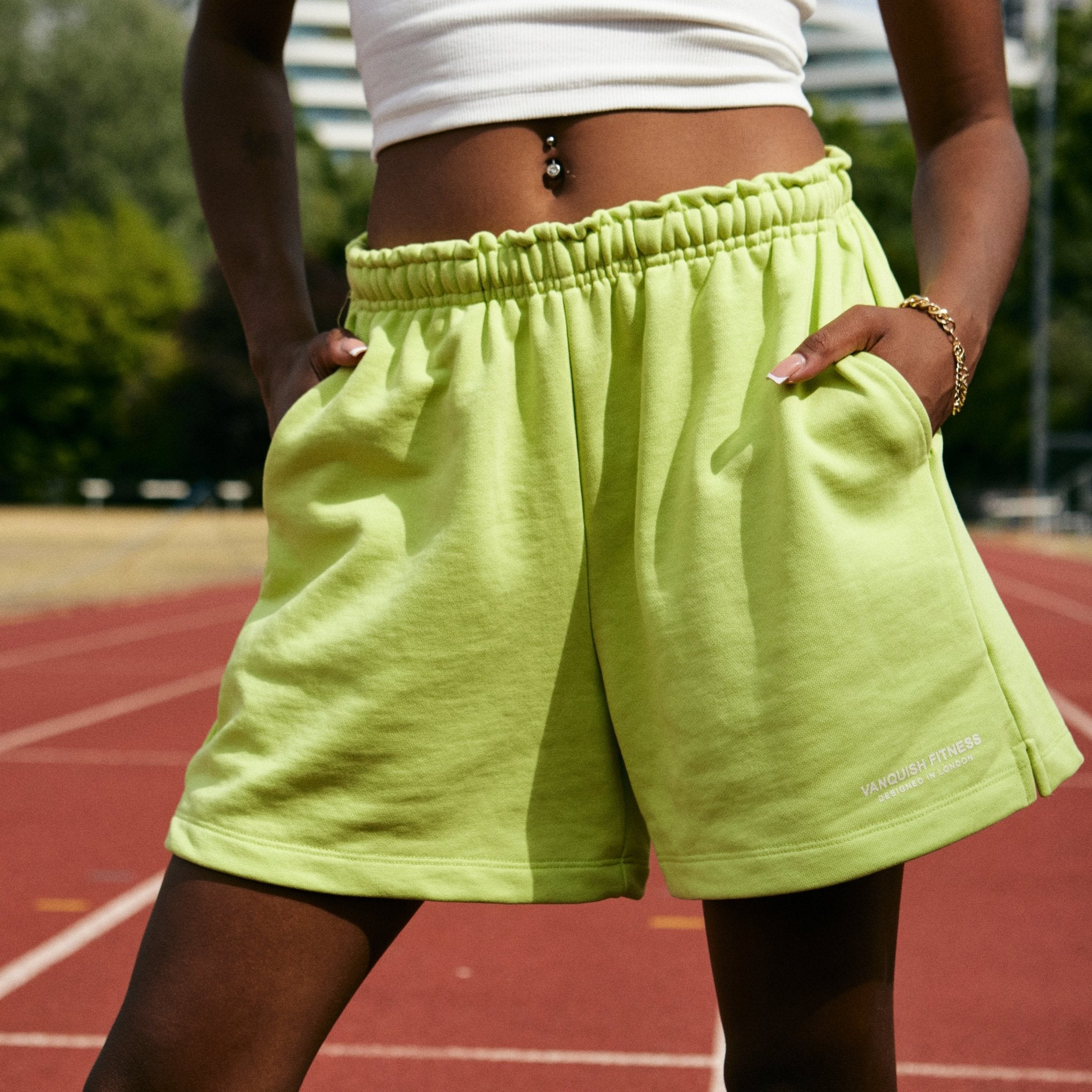 Vanquish Sport Lime Green Shorts - Vanquish Fitness