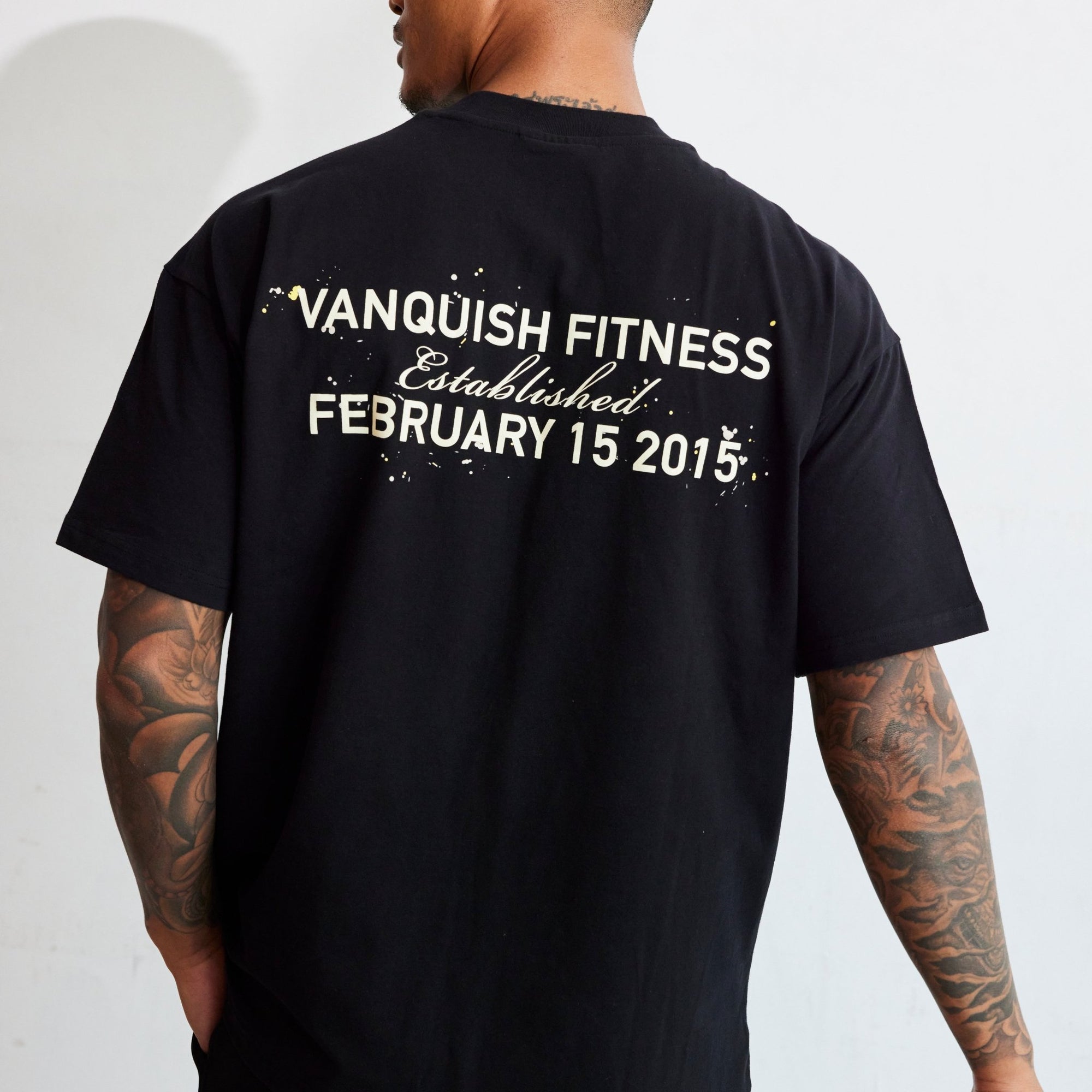 Vanquish TSP Black Birthday Oversized T Shirt - Vanquish Fitness