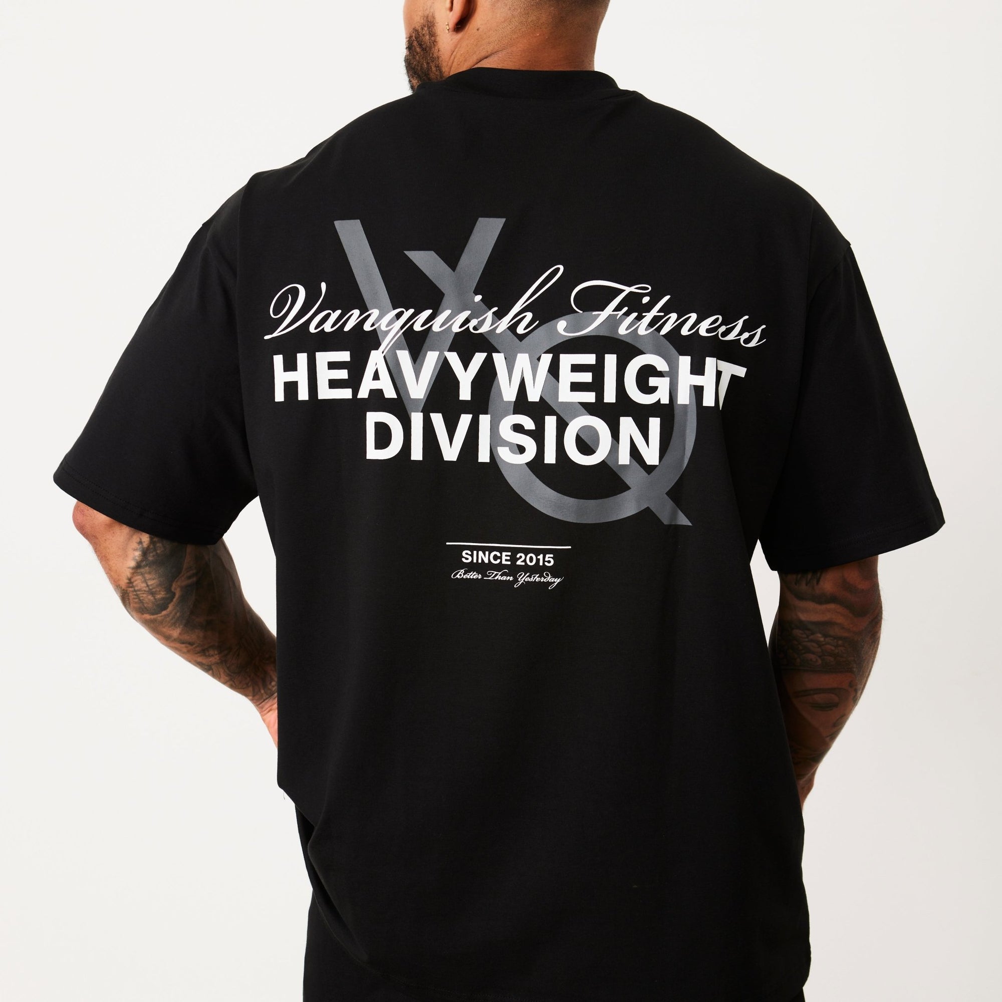 Vanquish TSP Black Heavyweight Division Oversized T Shirt - Vanquish Fitness