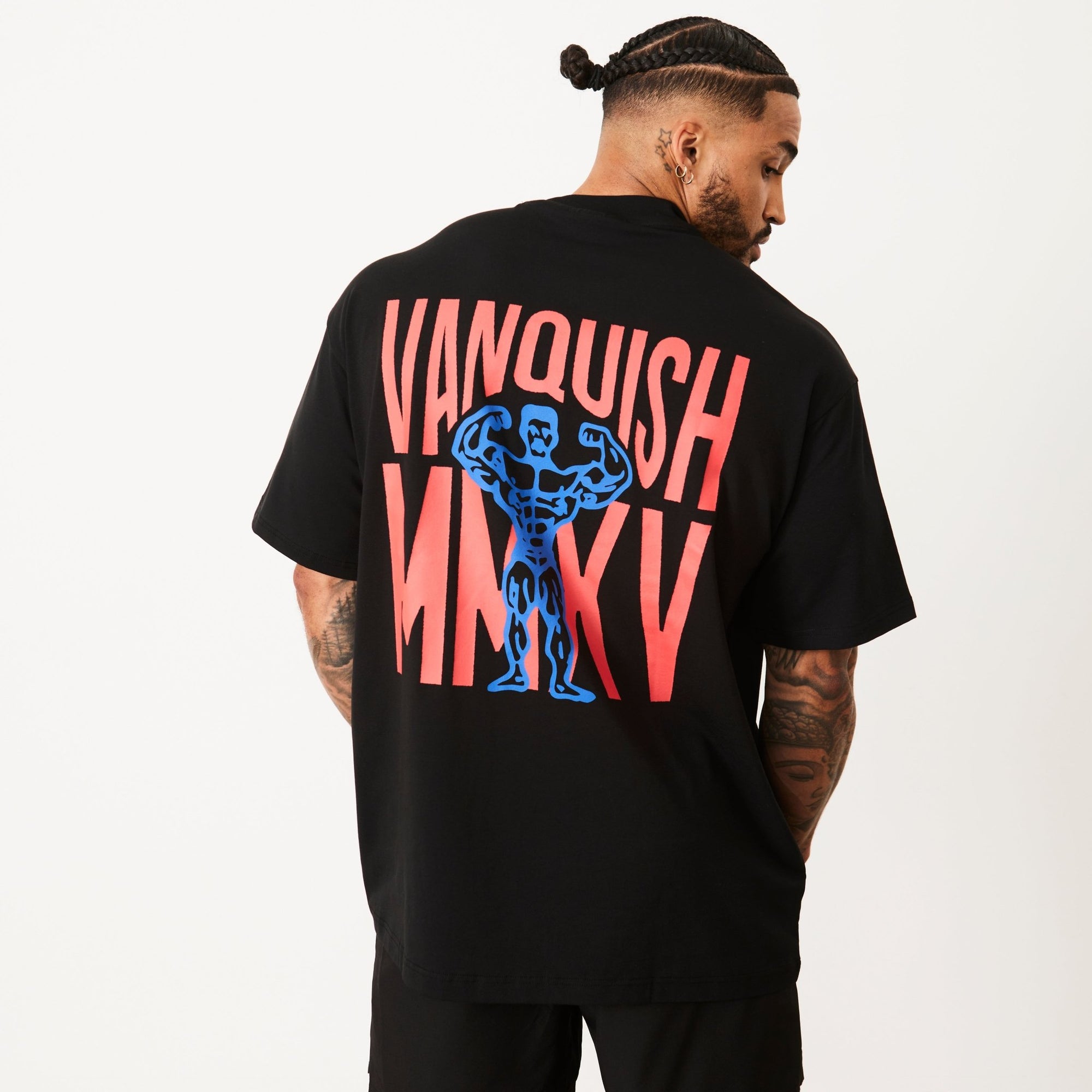 Vanquish TSP Black MMXV Oversized T Shirt - Vanquish Fitness