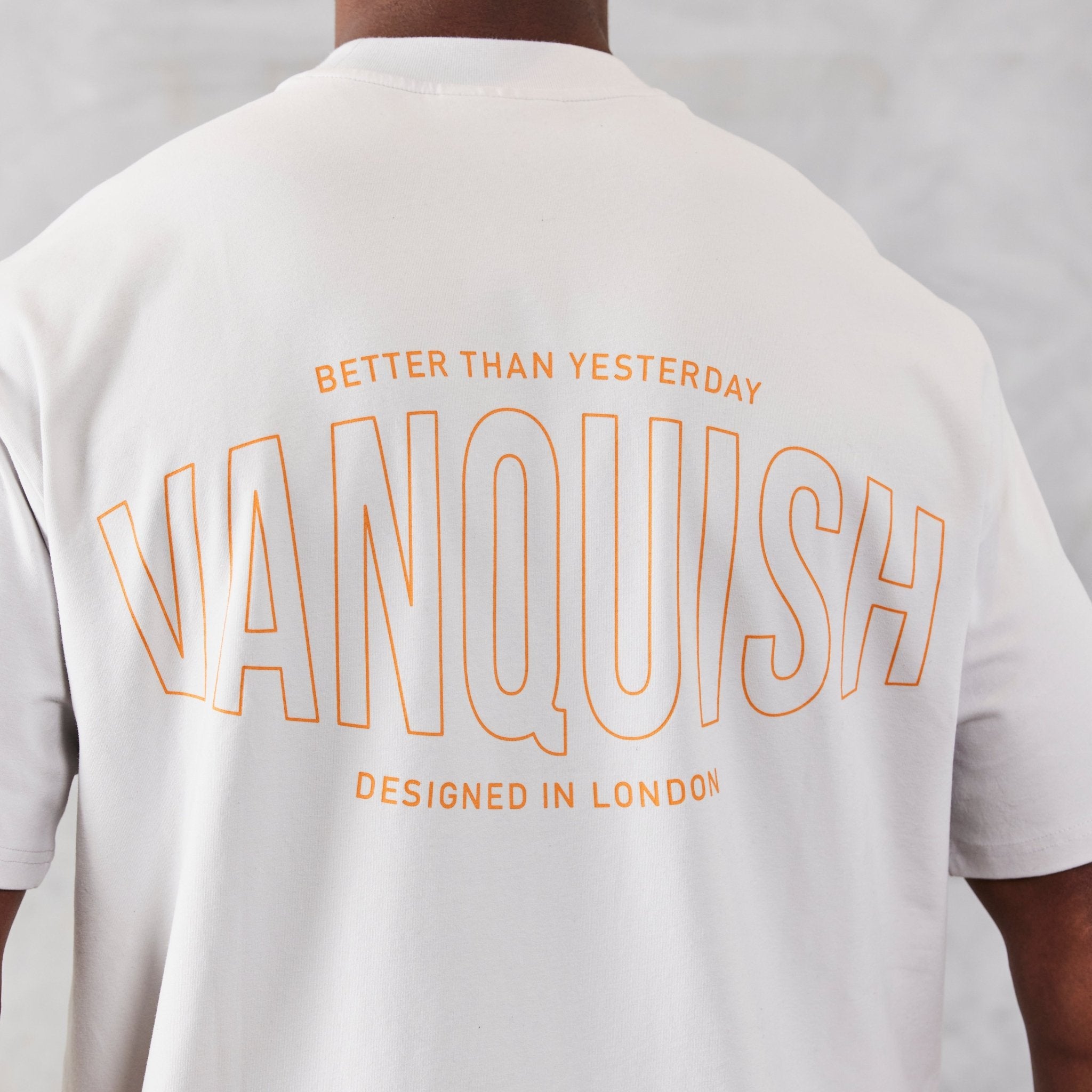 Vanquish TSP Cloud White Undeniable Oversized T Shirt - Vanquish Fitness
