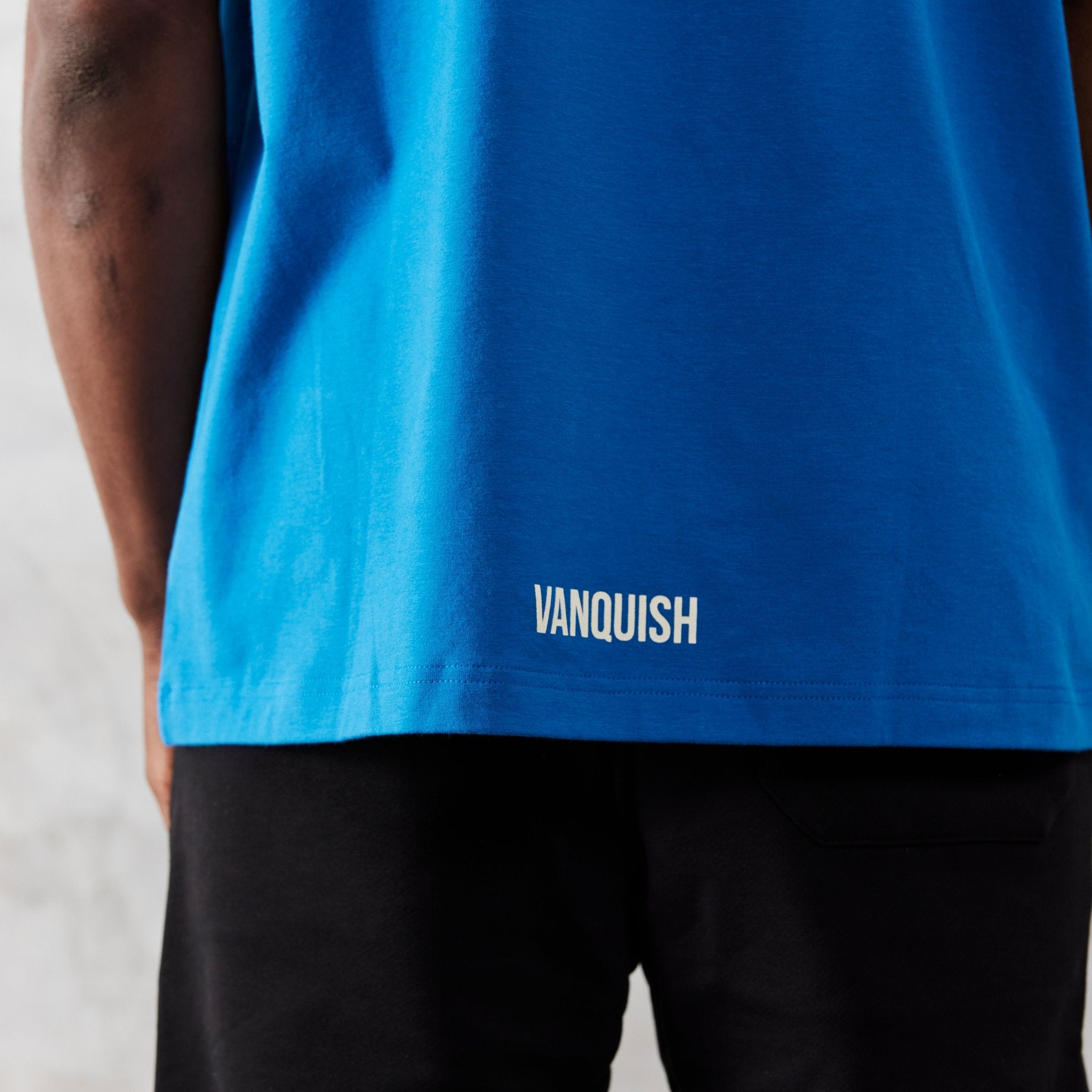 Vanquish TSP Deep Sea Blue Dobermann Oversized T Shirt - Vanquish Fitness