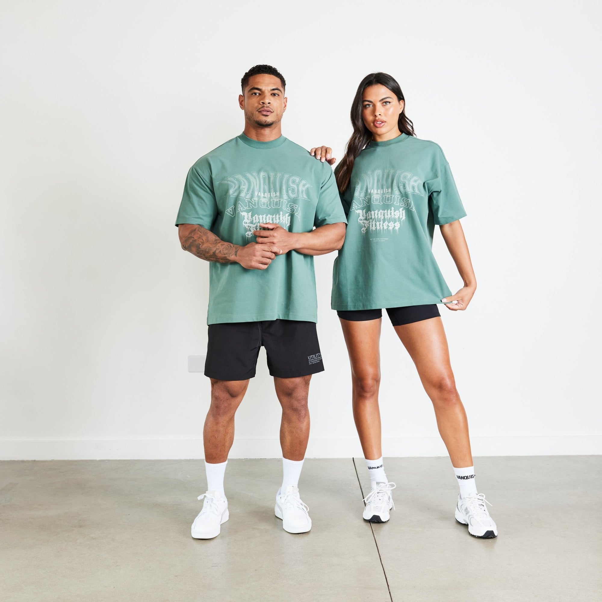 Vanquish TSP Olive Green Metal Oversized T Shirt - Vanquish Fitness
