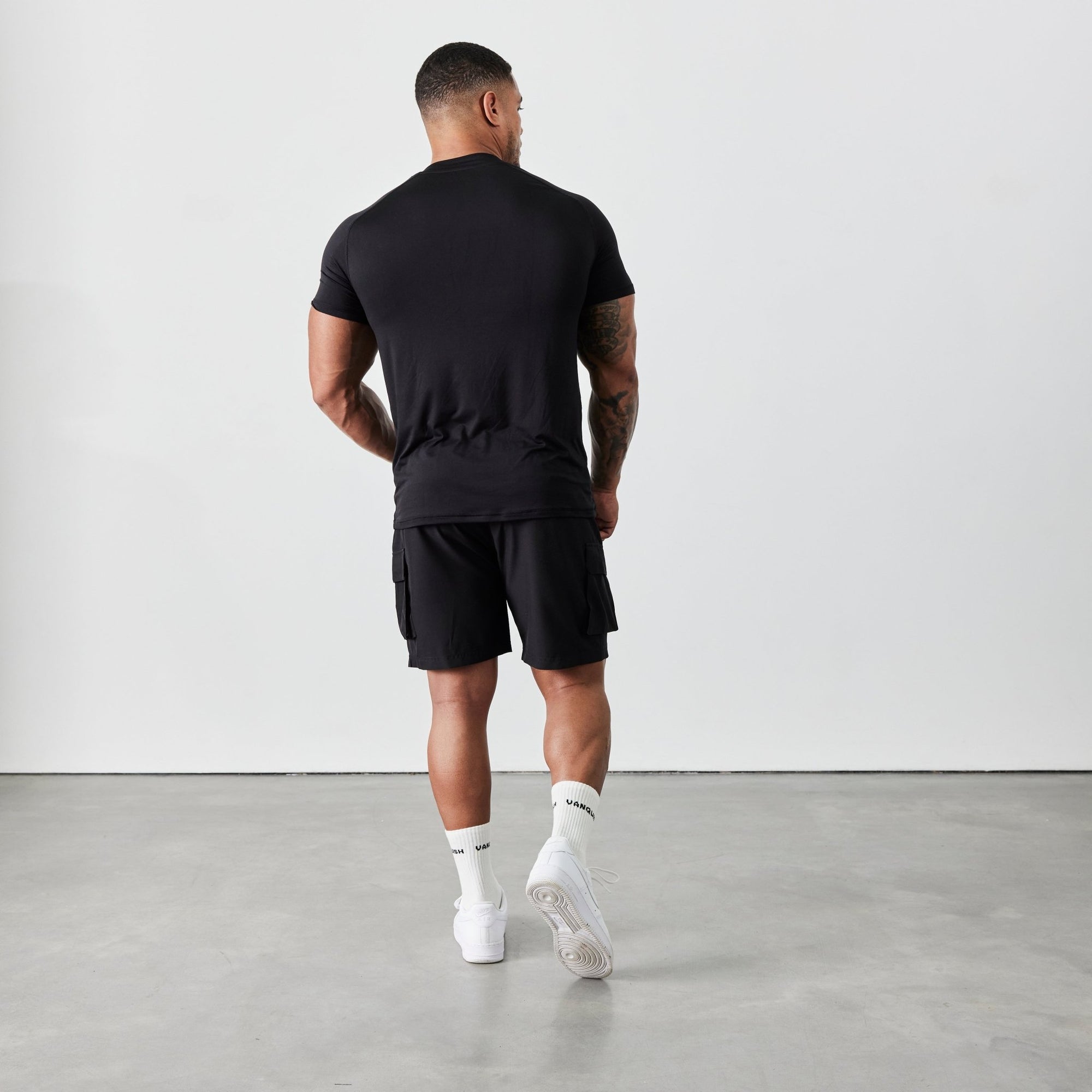 Vanquish Utility V2 Black Cargo Shorts - Vanquish Fitness