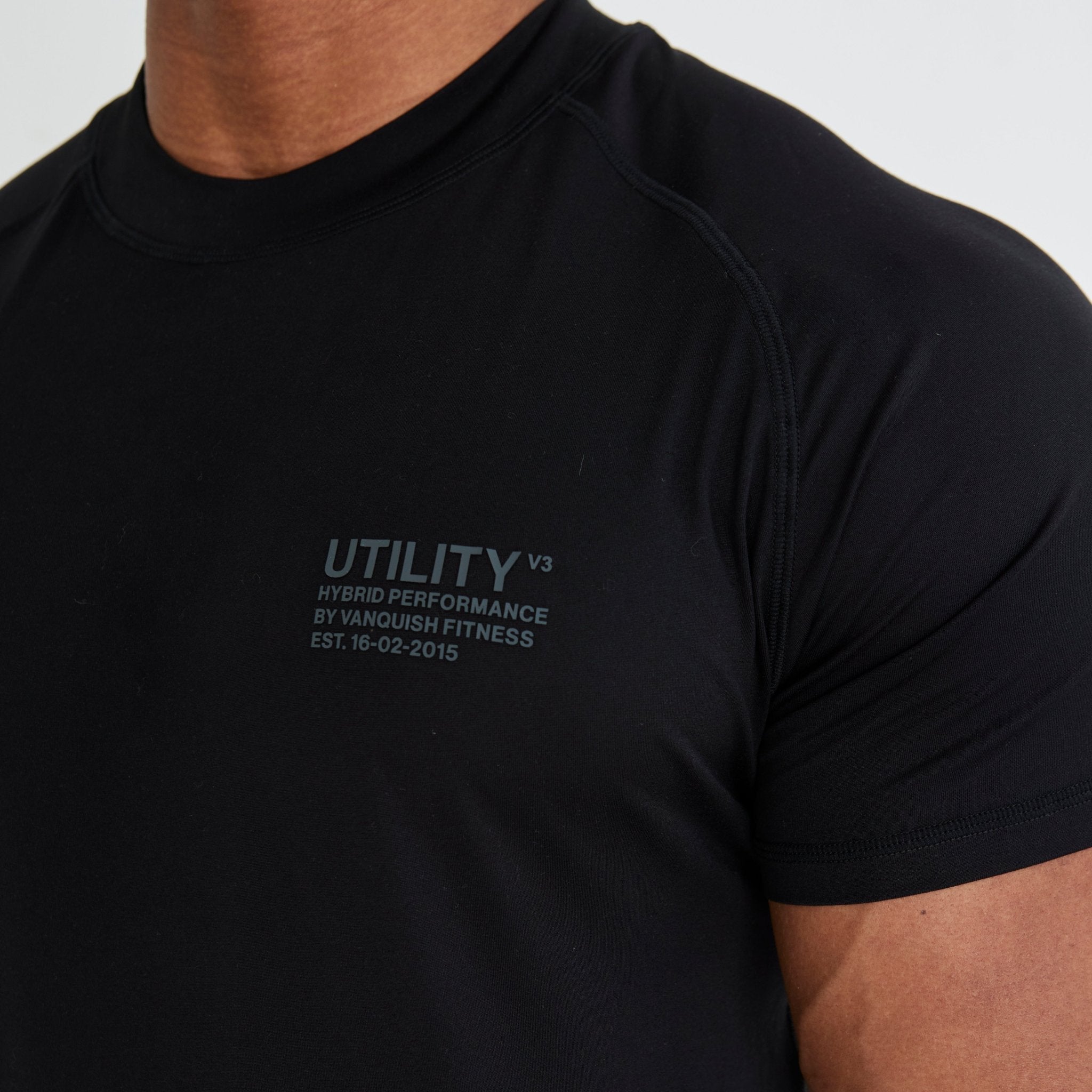Vanquish Utility V3 Black T Shirt - Vanquish Fitness