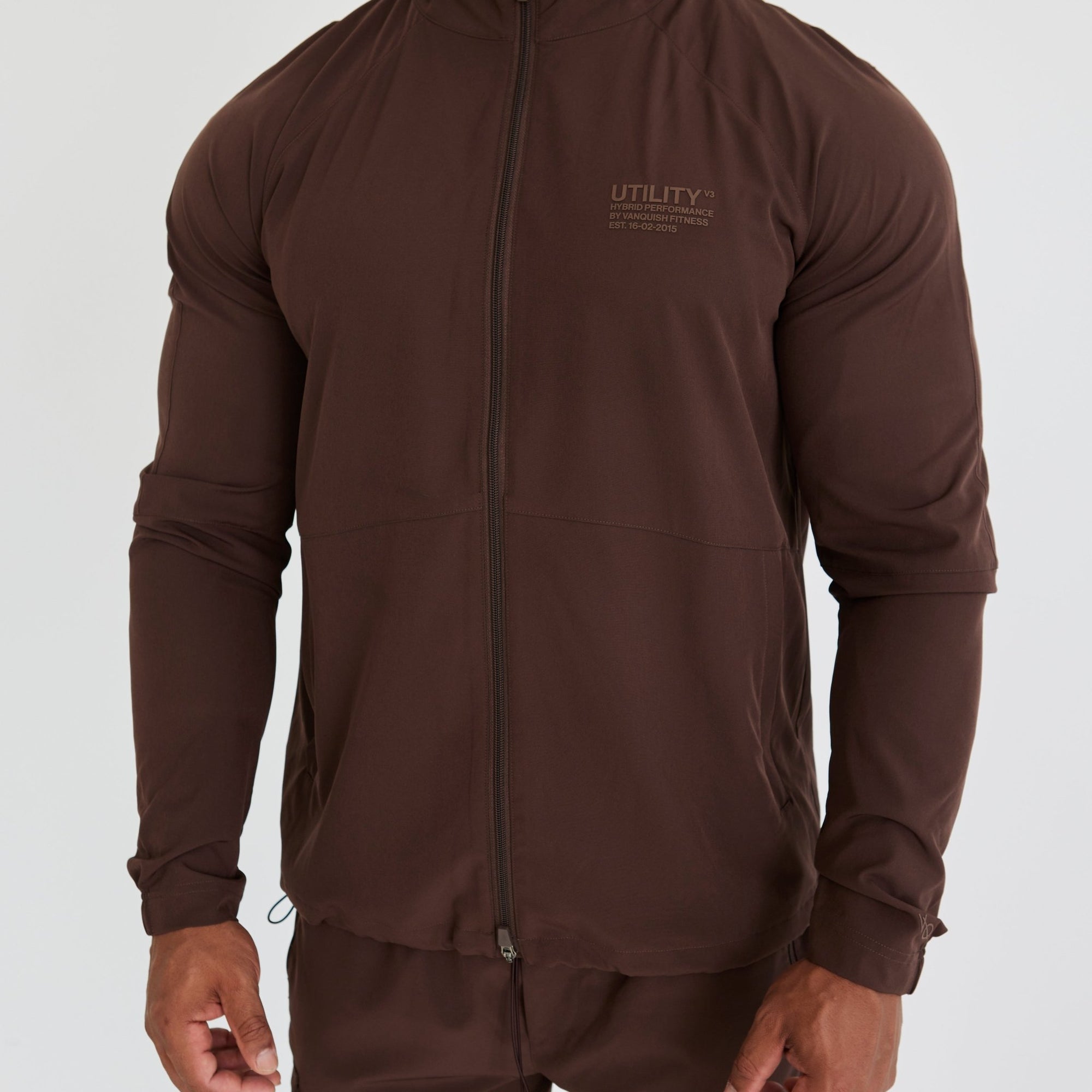 Vanquish Utility V3 Brown Jacket - Vanquish Fitness