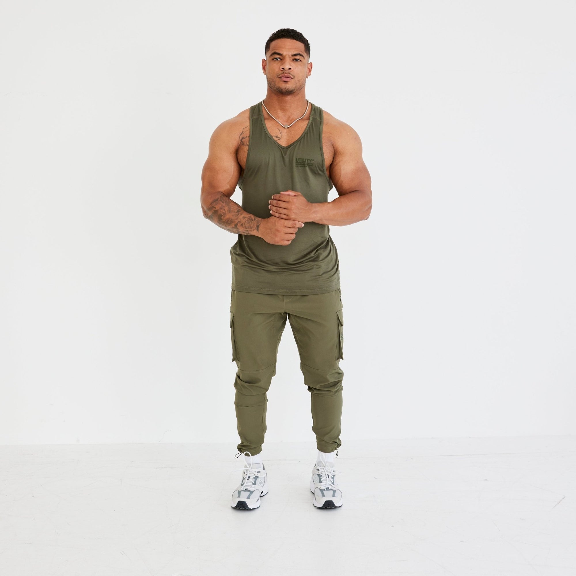 Vanquish Utility V3 Khaki Tank - Vanquish Fitness