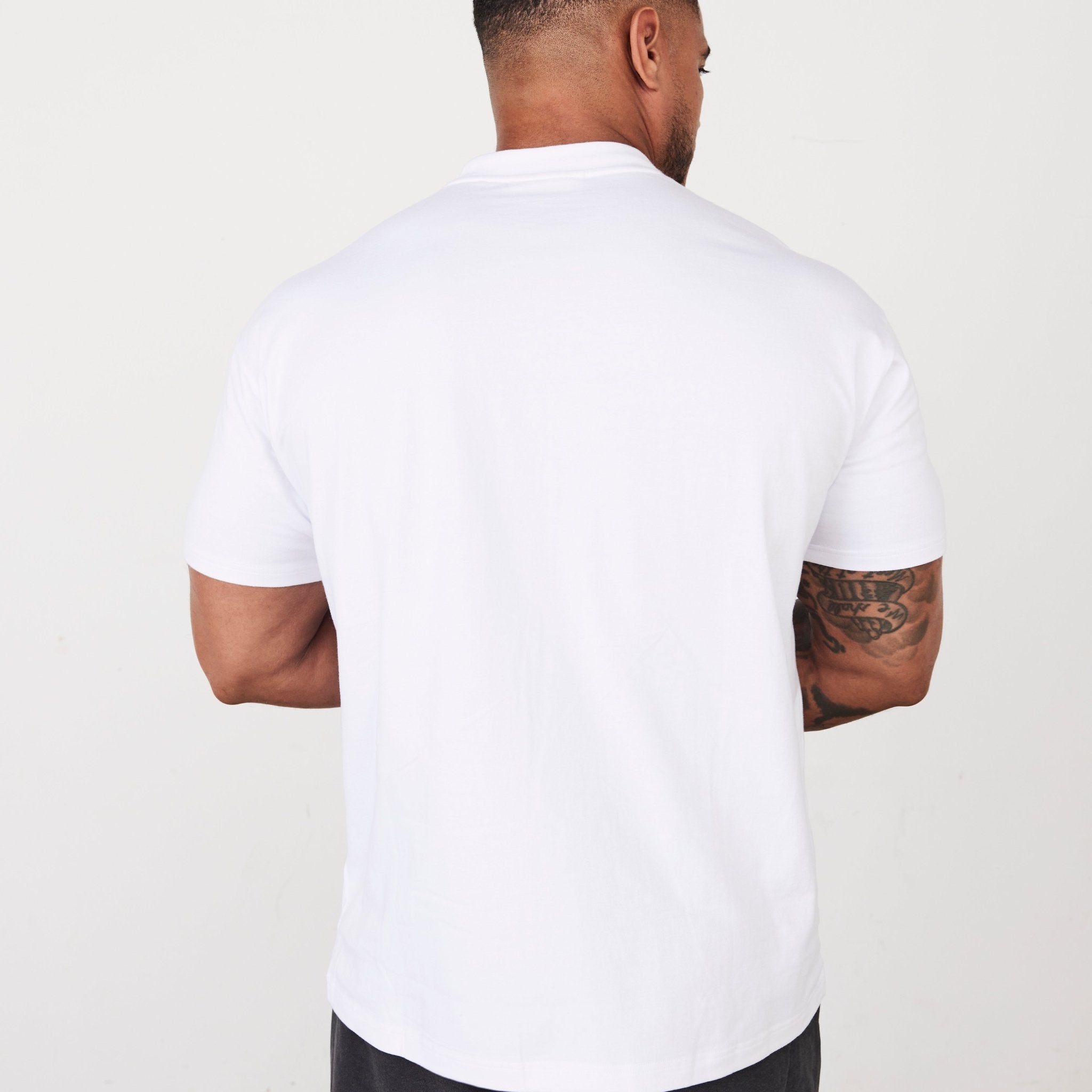 Vanquish White Oversized T Shirt - Vanquish Fitness